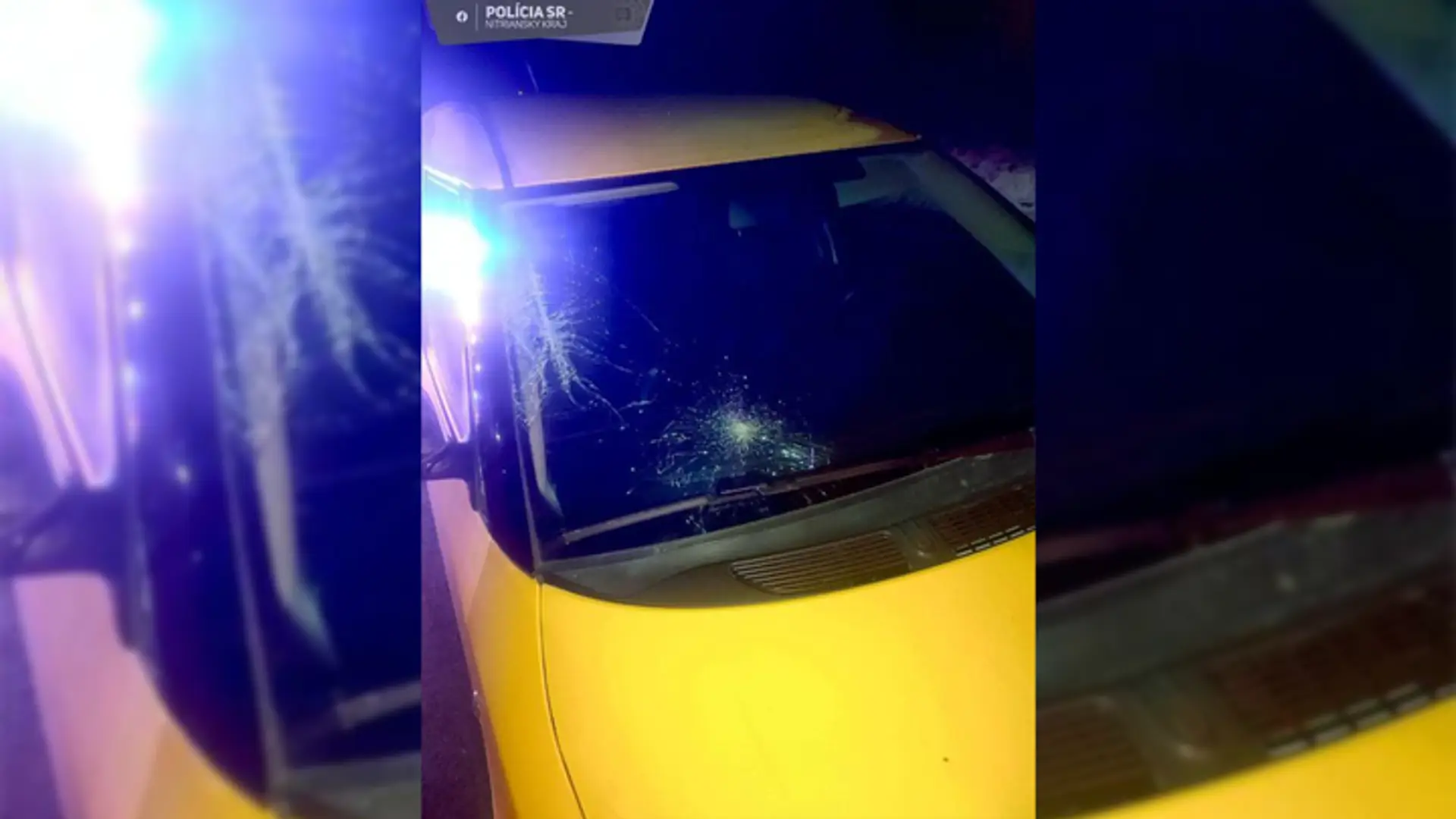 Auto, ktoré zrazilo chodca