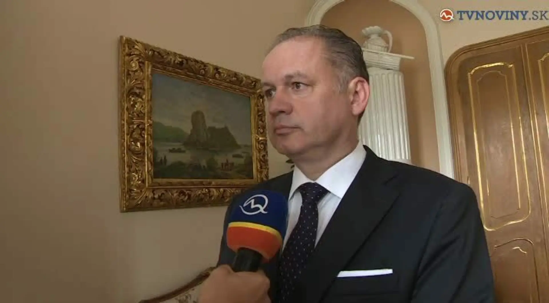 Andrej Kiska o lietadle