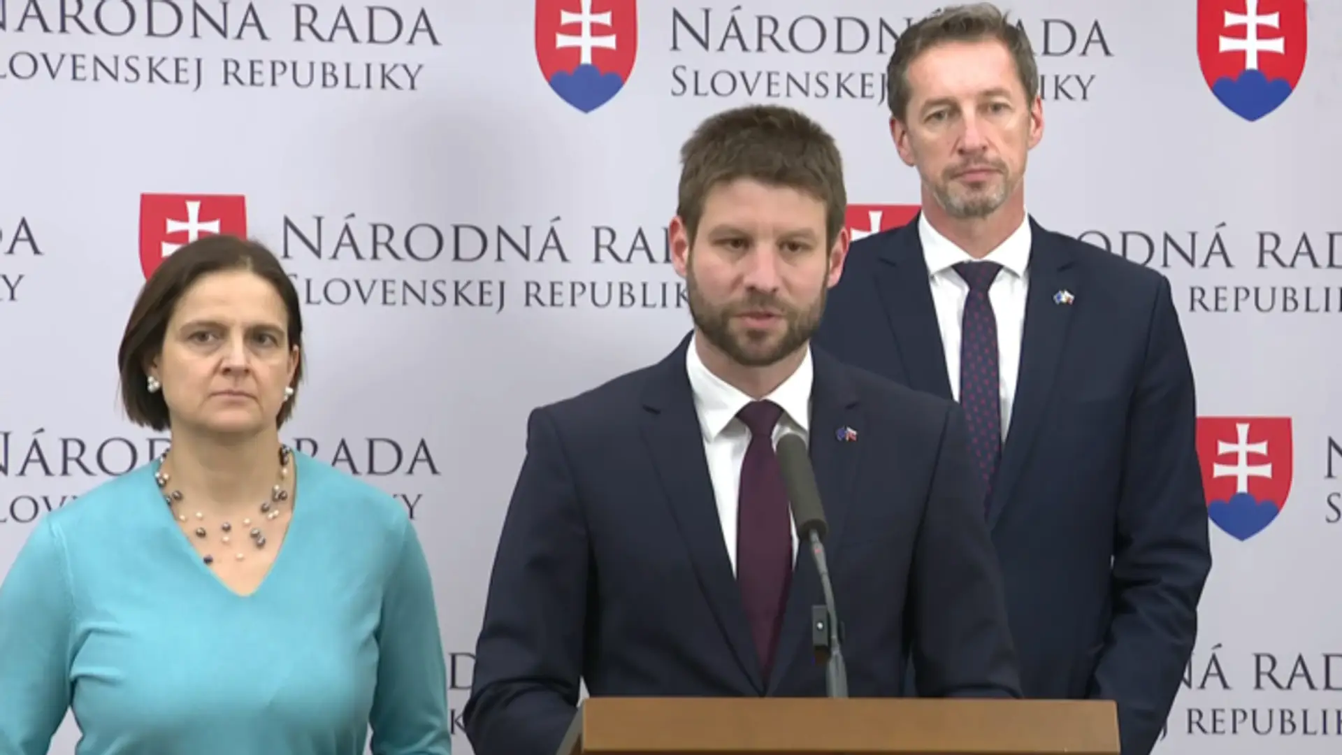 Michal Šimečka, Milan Majerský, Mária Kolíková