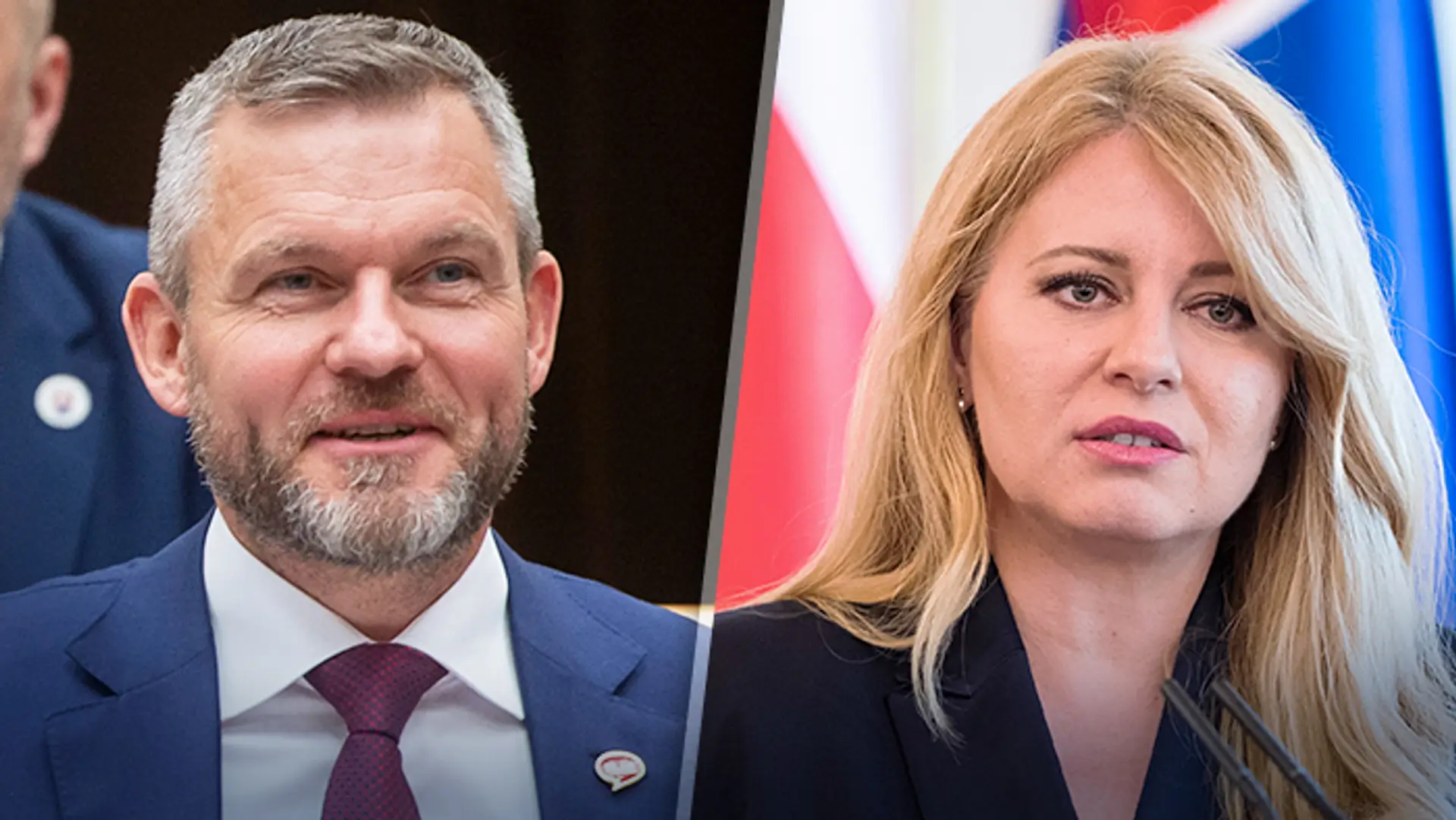 Peter Pellegrini a Zuzana Čaputová.