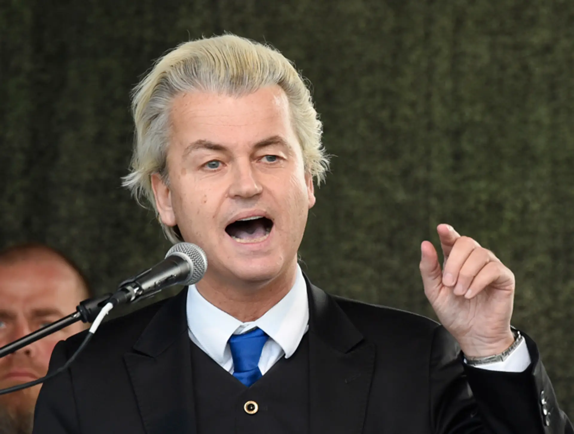 Líder holandskej pravicovej protiislamskej Strany Slobody Geert Wilders.