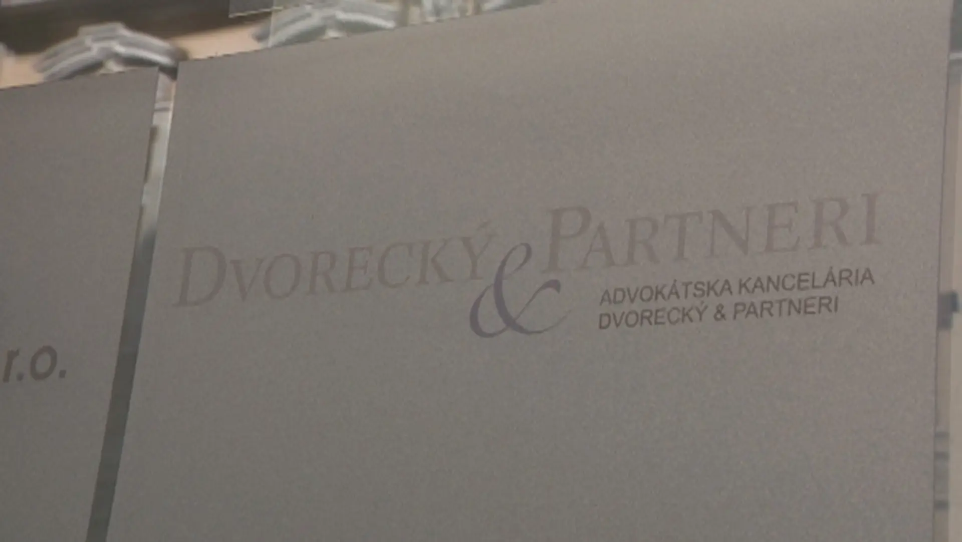 Advokátska kancelária Dvorecký a partneri.