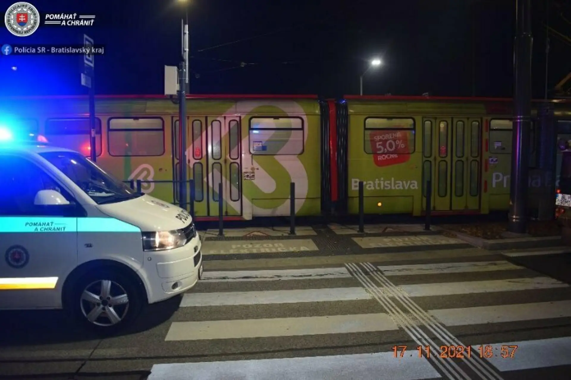 Dôchodkyňa neprežila nehodu s električkou.