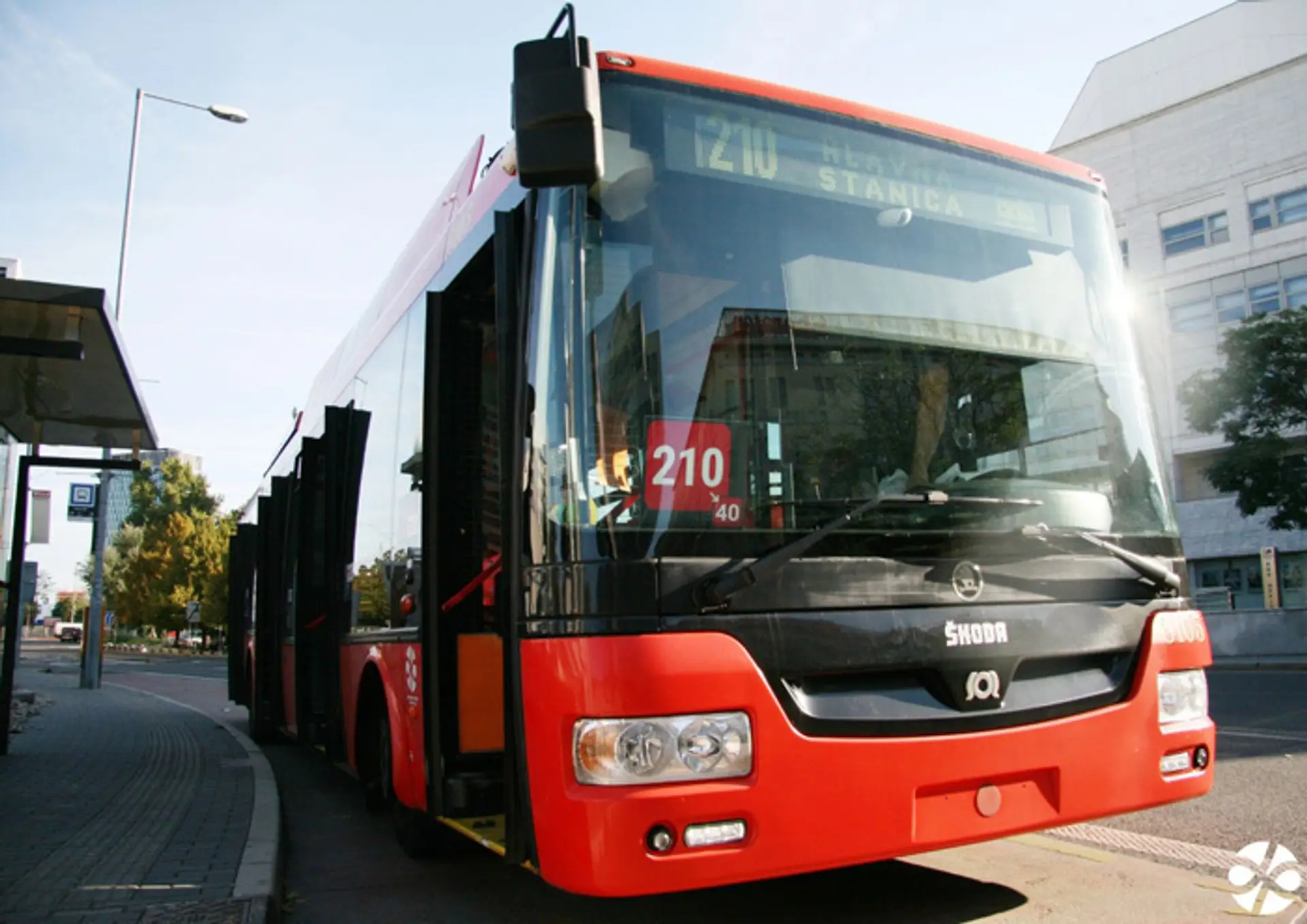 Trolejbus v Bratislave.