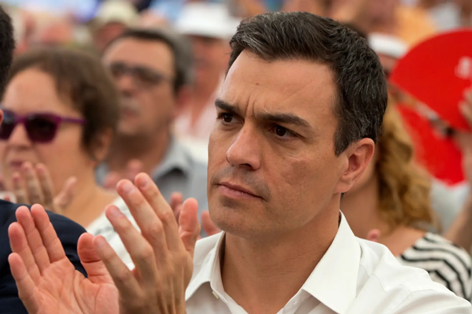 Líder španielskych socialistov Pedro Sanchez.