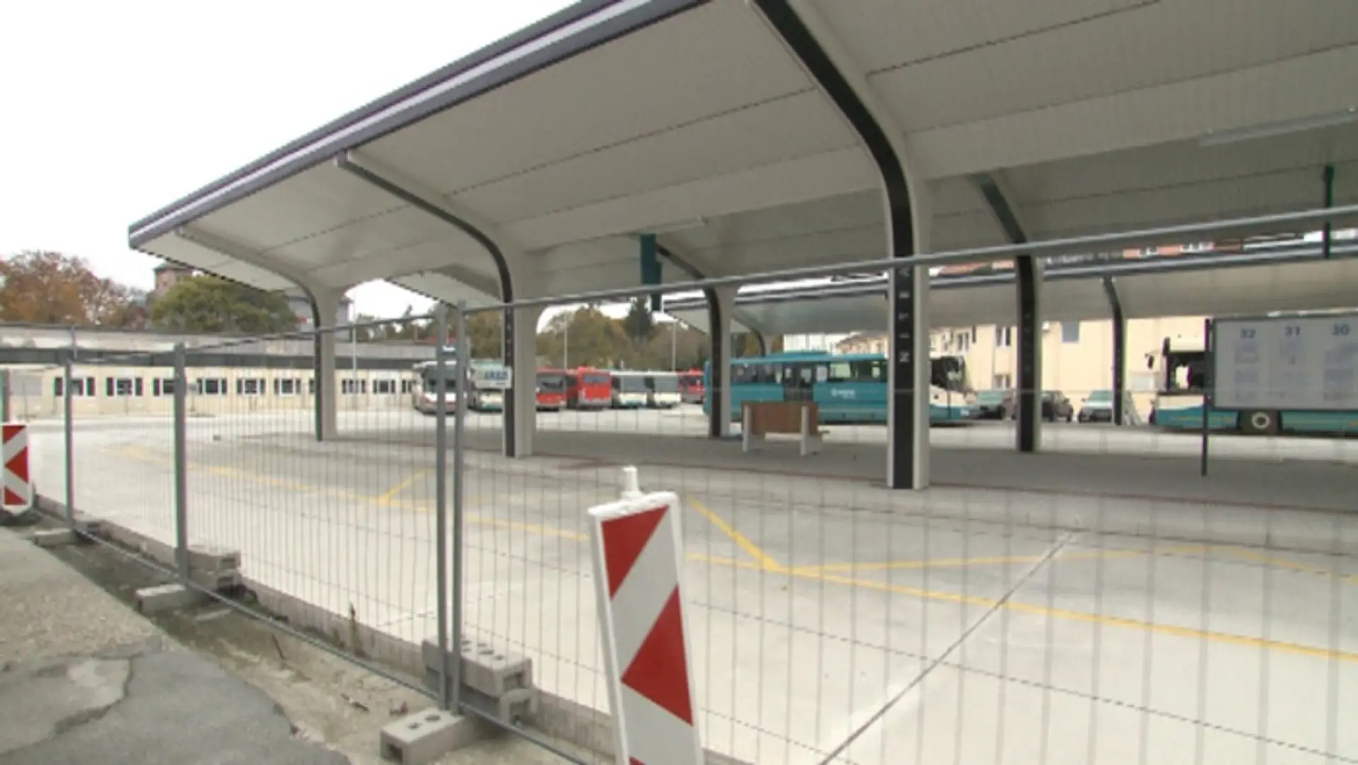 Prerobená autobusová stanica v Nitre.