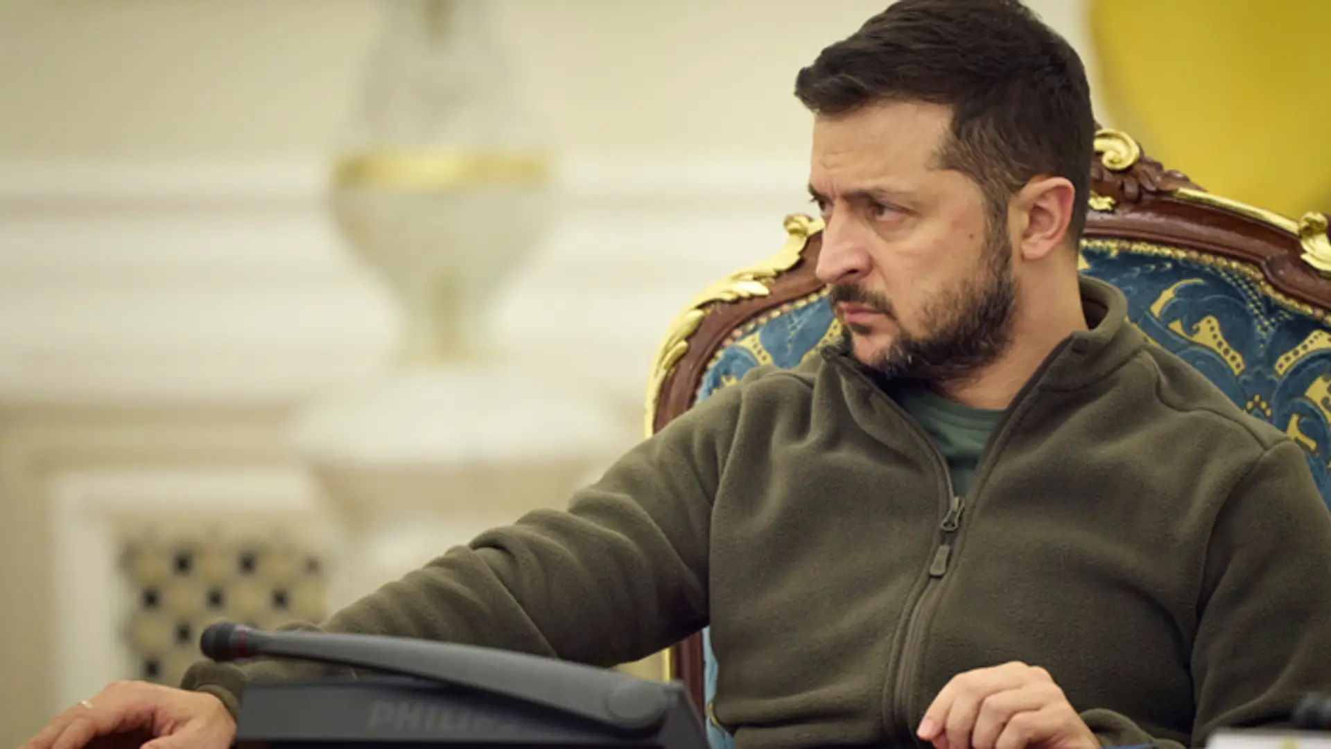 Ukrajinský prezident Volodymyr Zelenskyj.