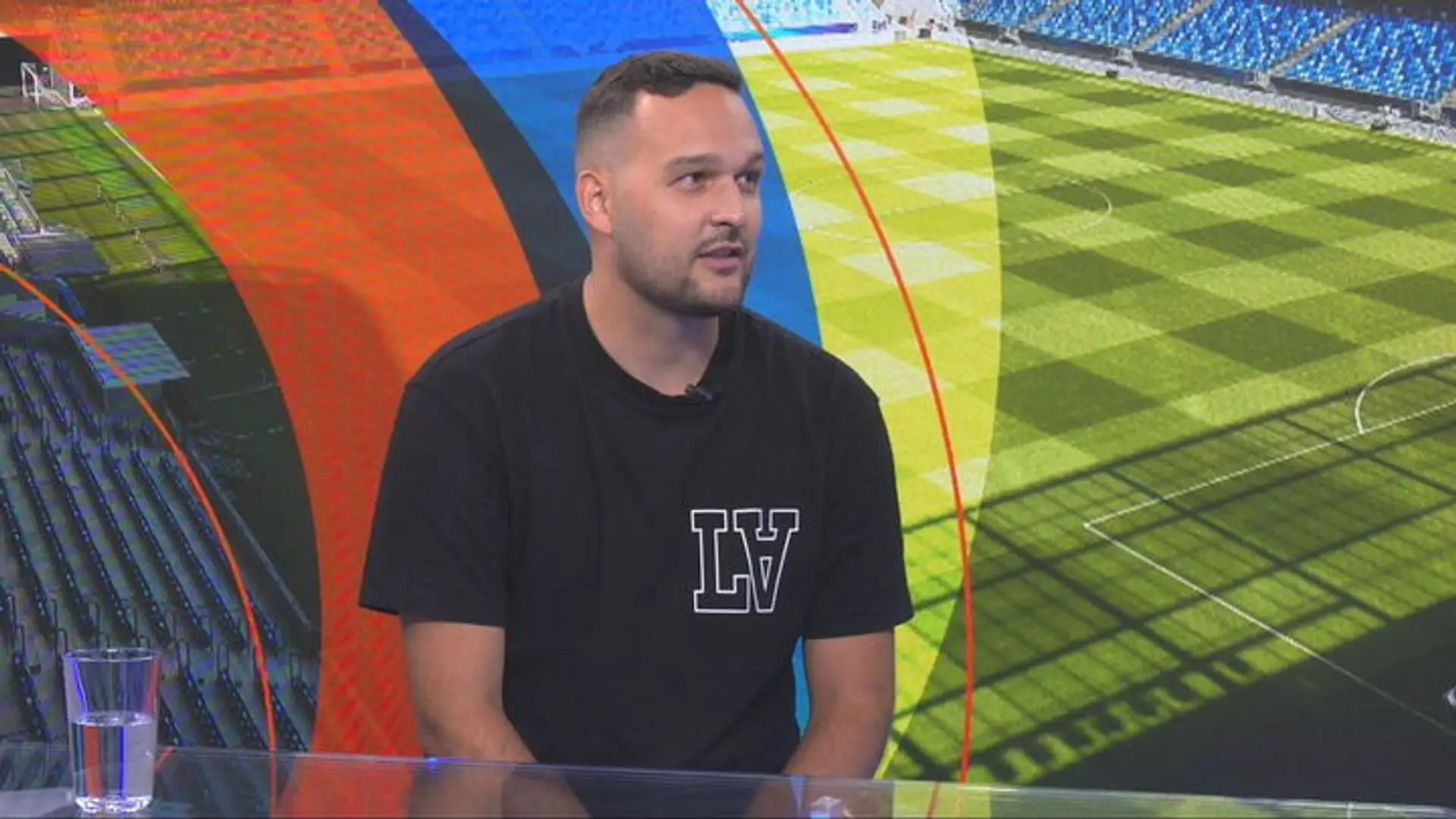 Andrej Zvolenský v štúdiu TN live.