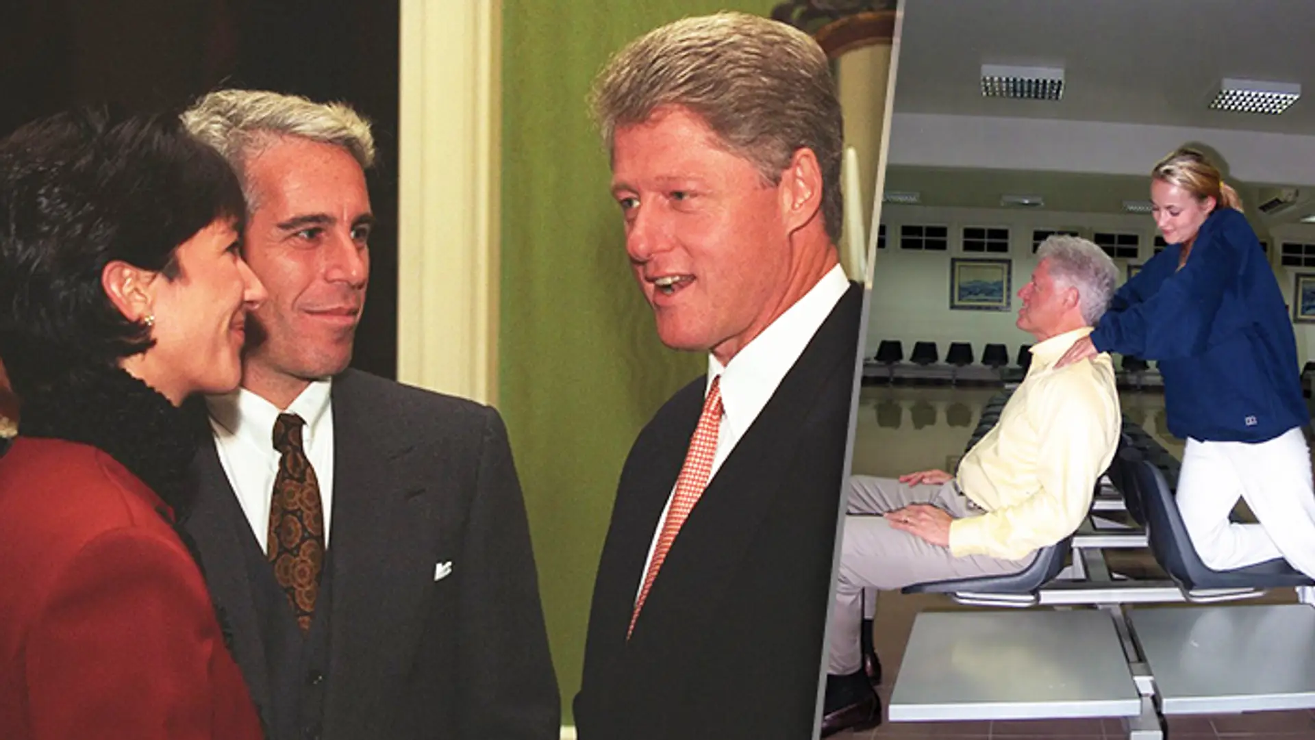 Epstein s Maxwellovou v Bielom dome a Clinton s jednou z obetí finančníka.