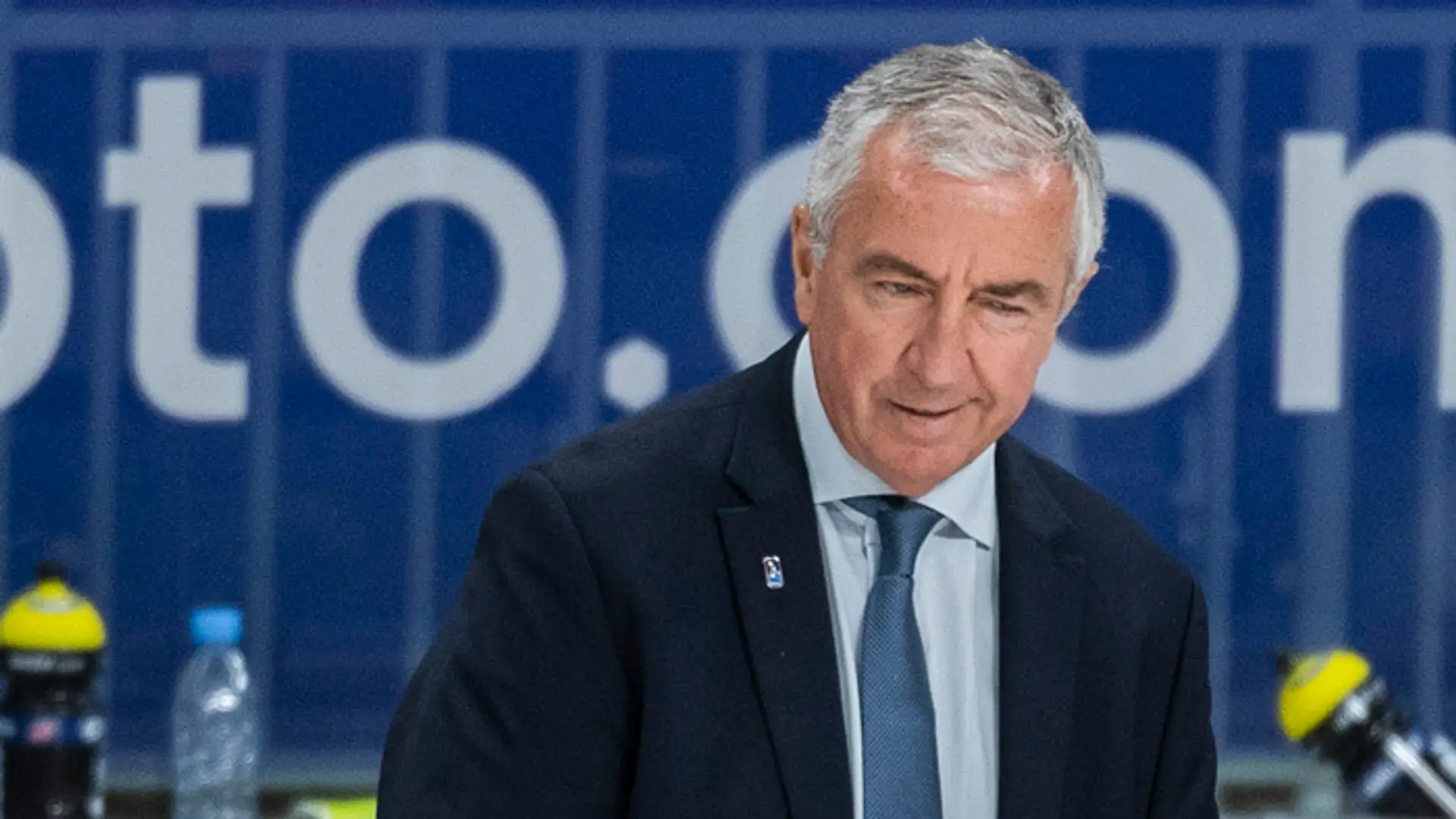 Prezident Medzinárodnej hokejovej federácie Luca Tardif.