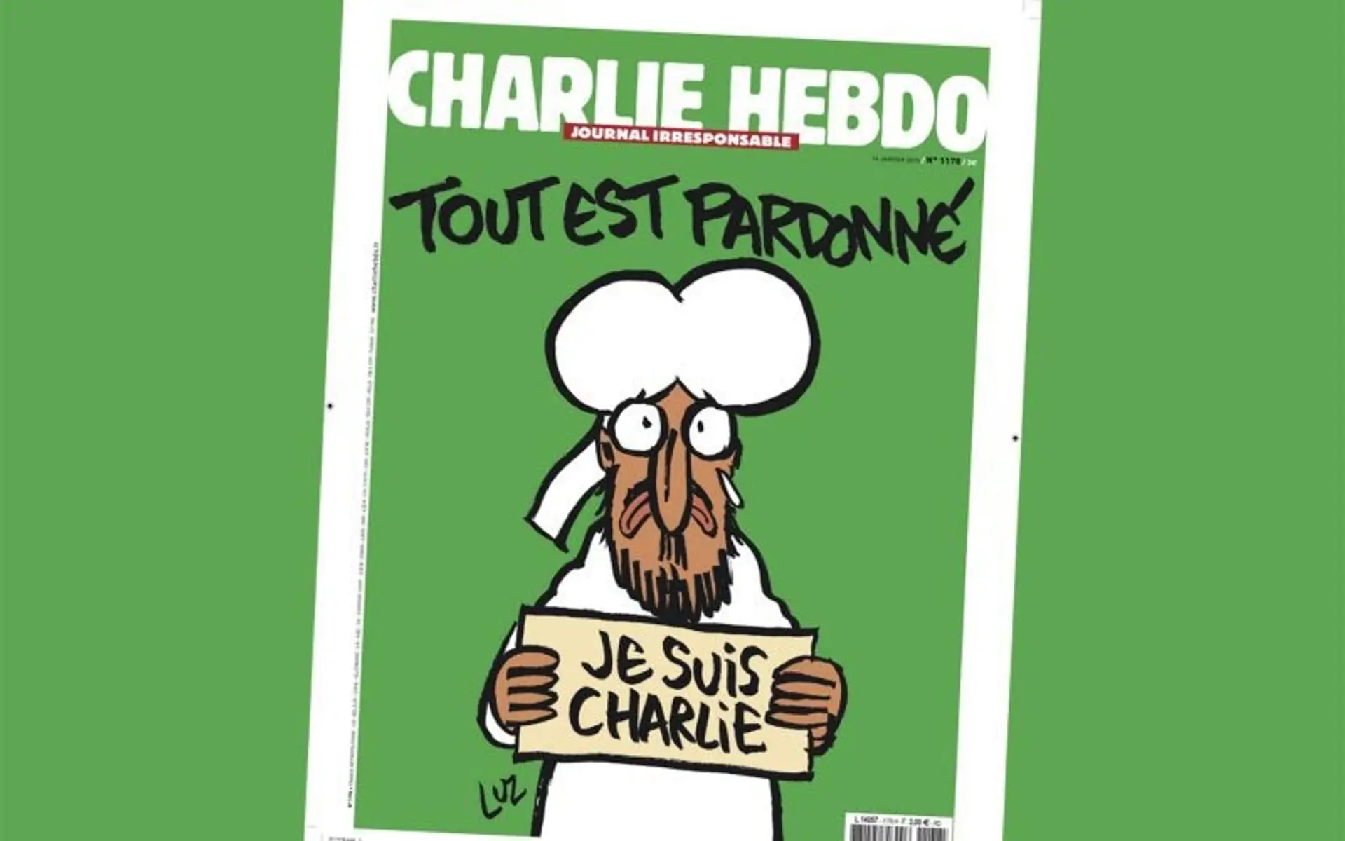 Charlie Hebdo, nova titulka.