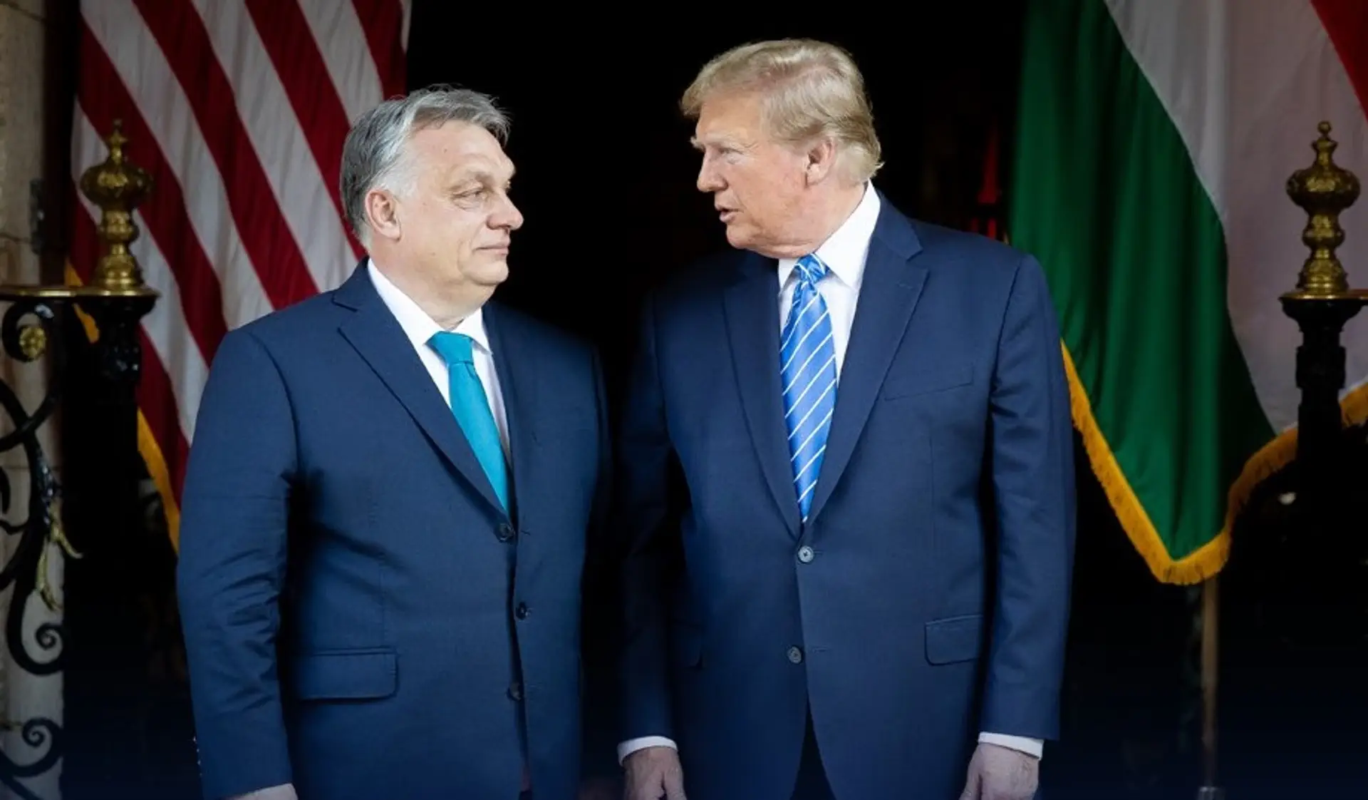 Viktor Orbán a Donald Trump 