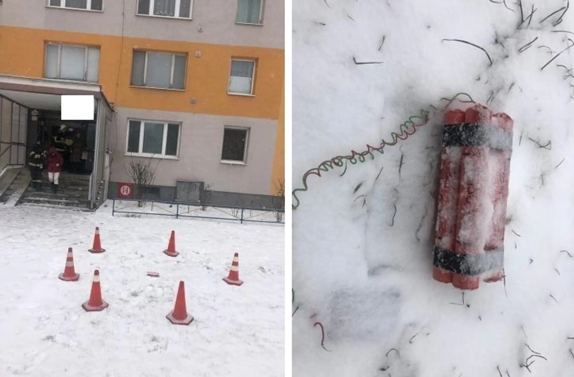 Lane Scheidl z Nitry oslavuje gól na ľade Trenčína.