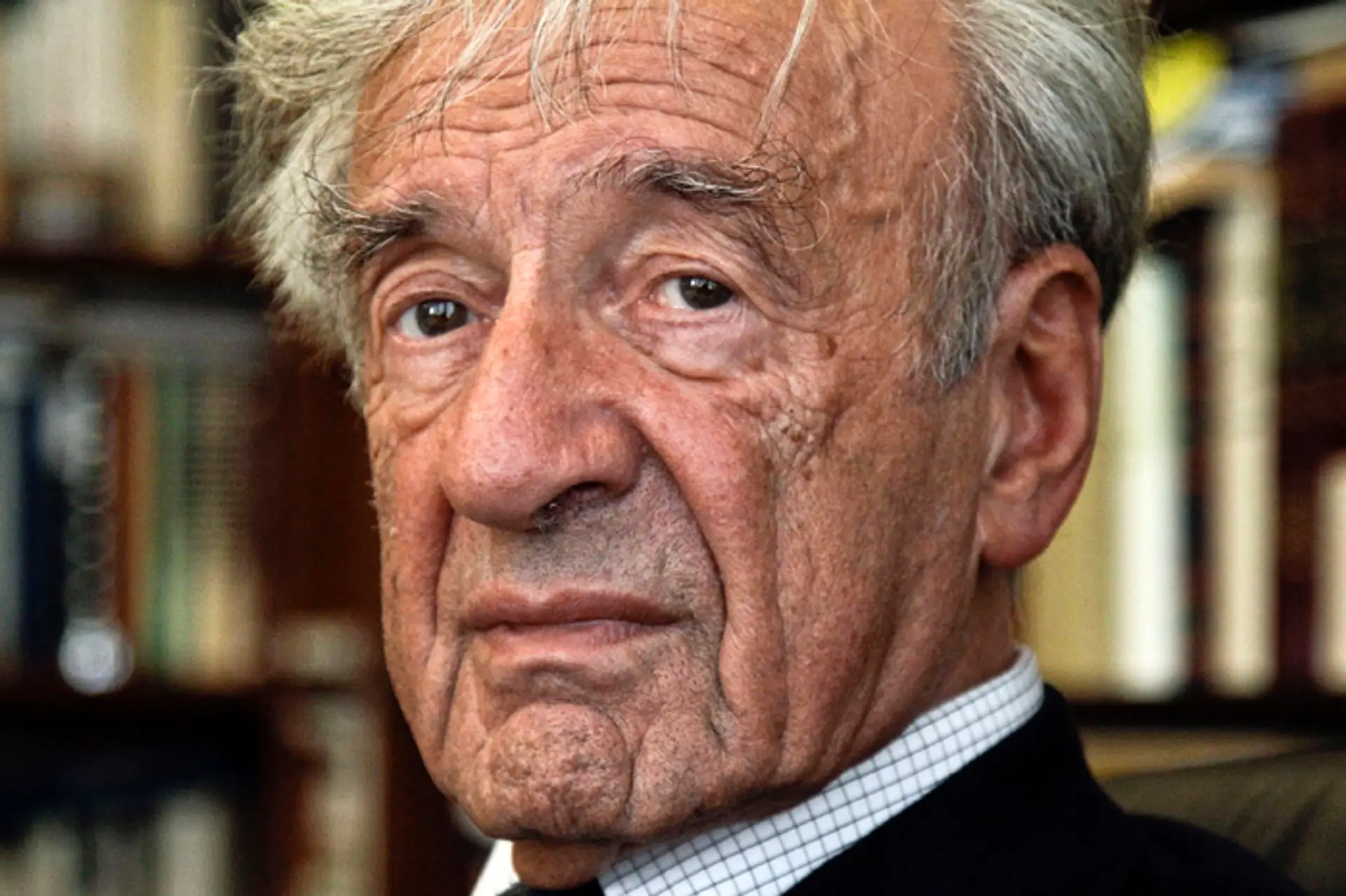 Židovský spisovateľ a nositeľ Nobelovej ceny za mier Elie Wiesel.