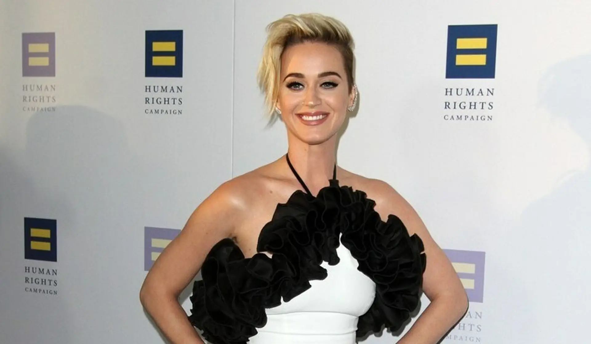 Krásna Katy Perry v elegantných šatách