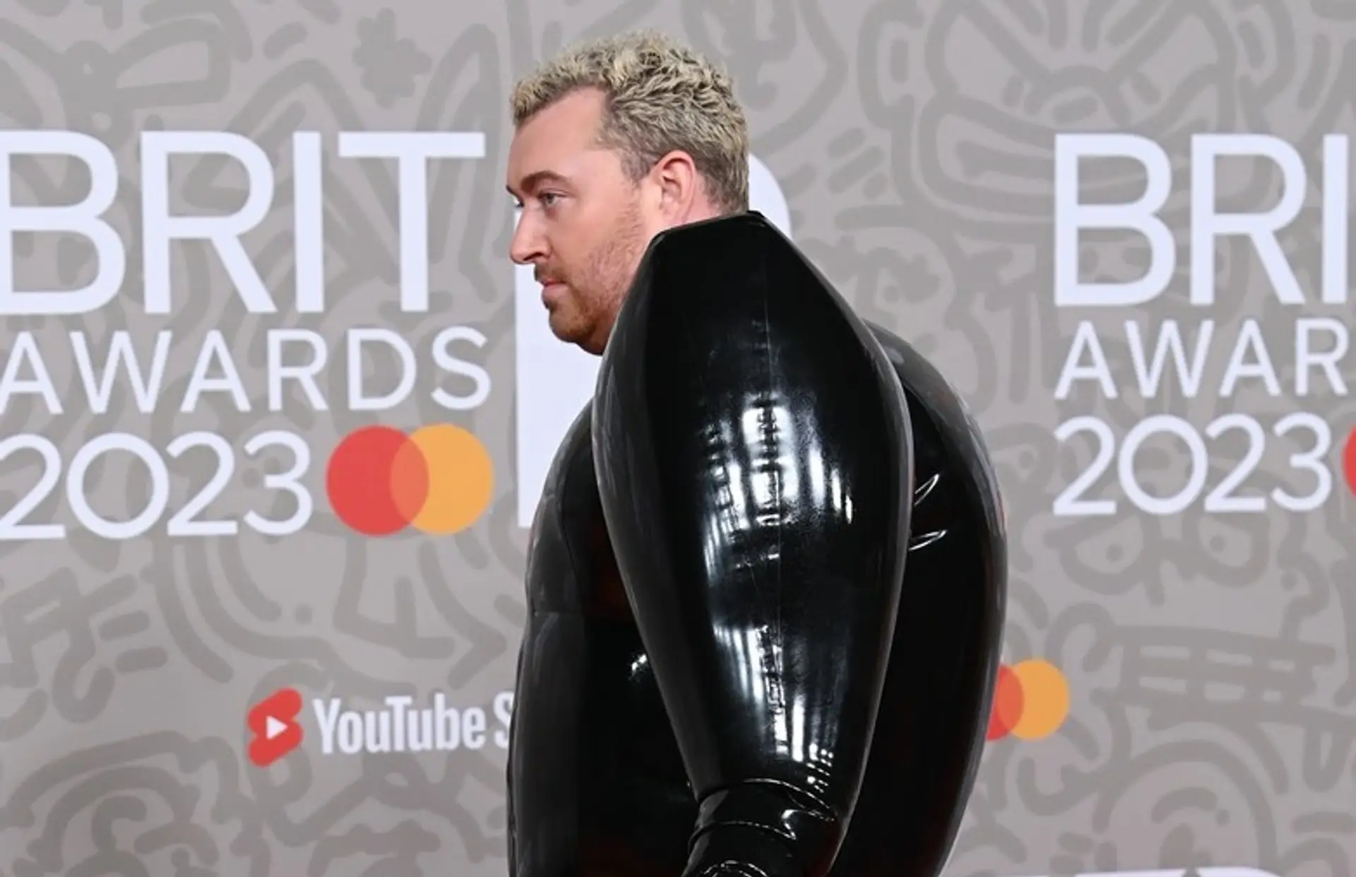 Sam Smith na Britských hudobných cenách v Londýne