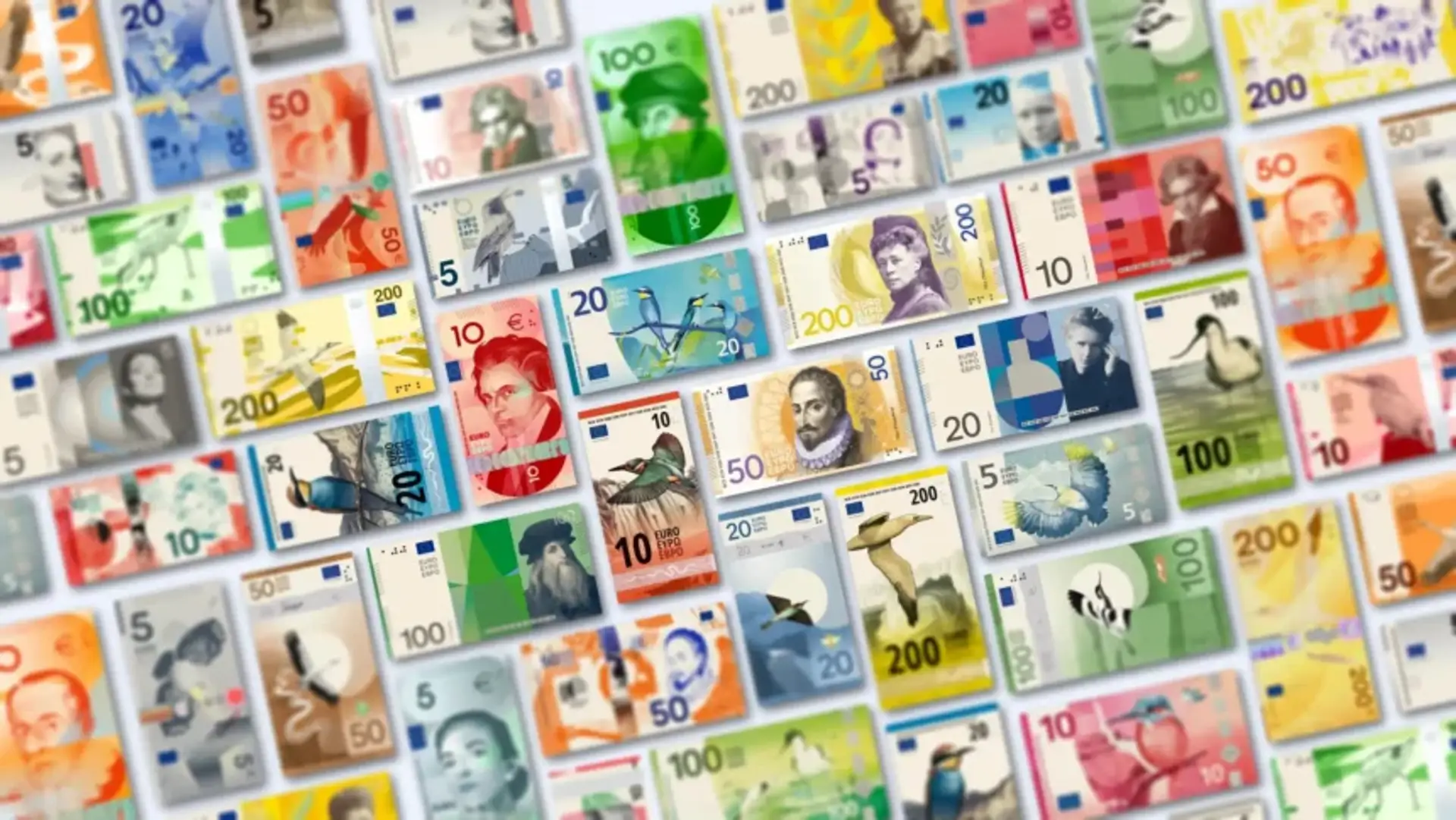 Nové eurobankovky.