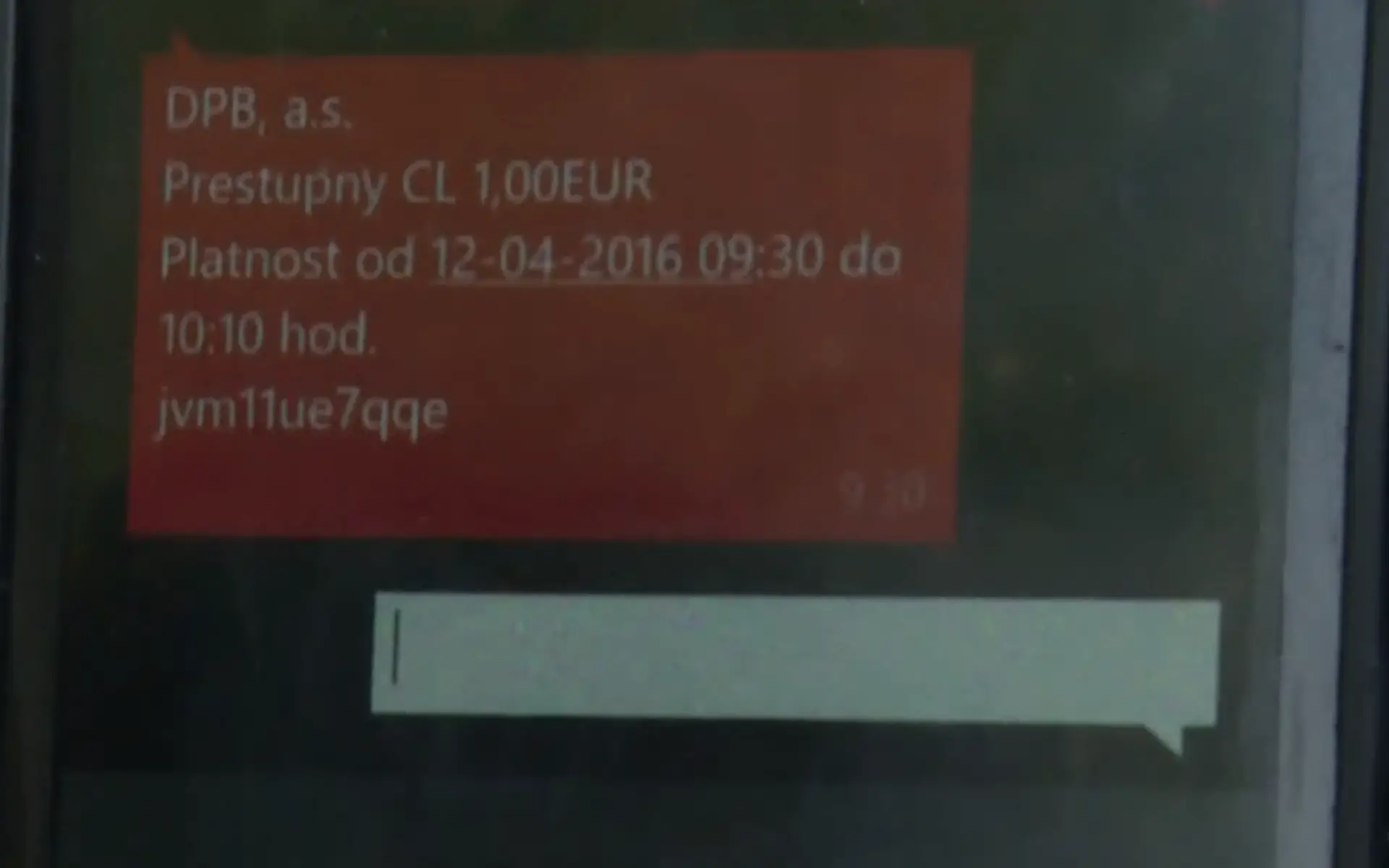 SMS lístok na mestskú hromadnú dopravu v Bratislave