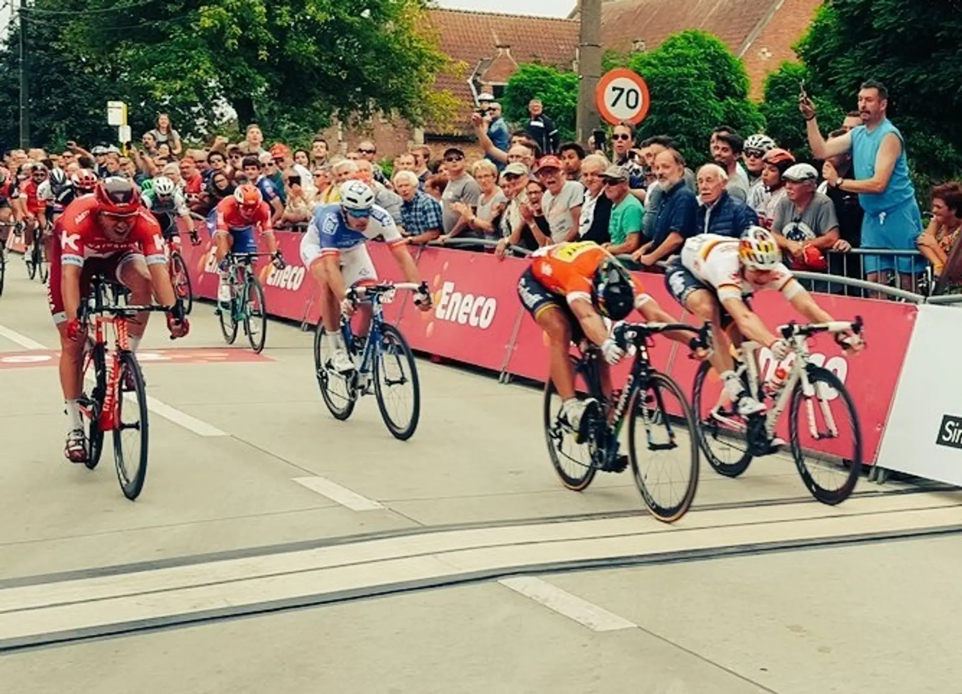 Peter Sagan vyhral 4. etapu Eneco Tour 2016.
