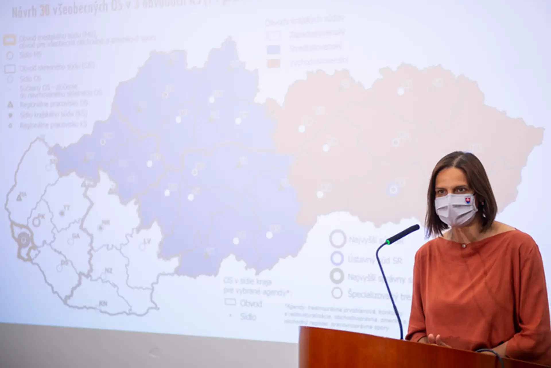 Ministerka spravodlivosti Mária Kolíková.