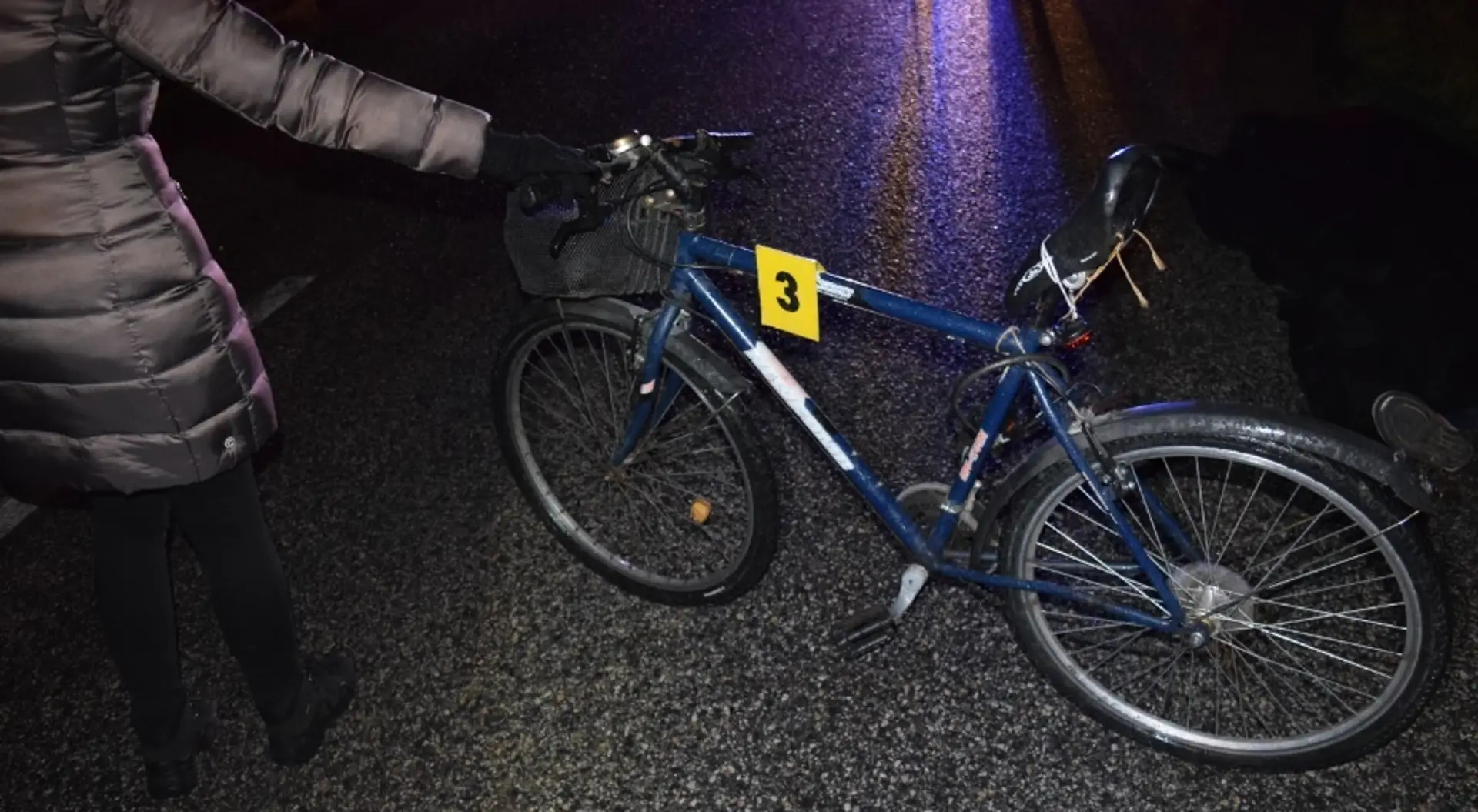 Bicykel z miesta činu.