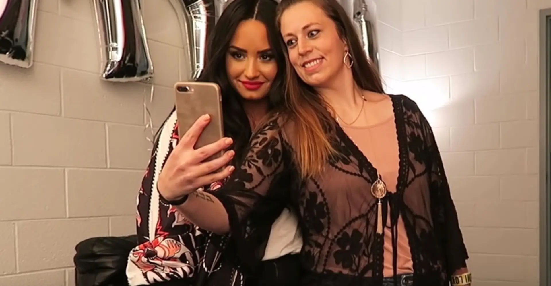 Demi Lovato s fanúšičkou
