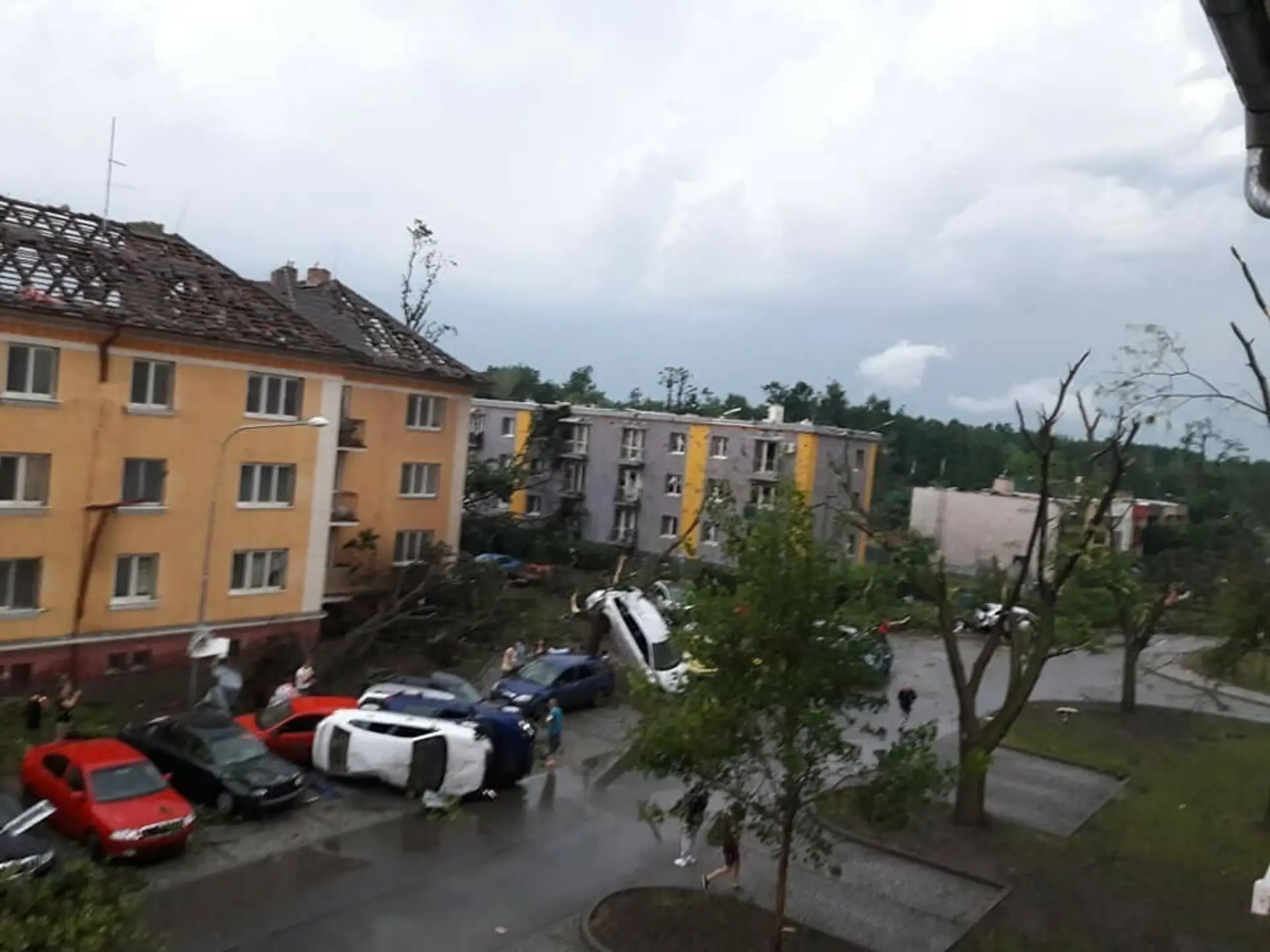 Na južnej Morave vyčíňalo tornádo.