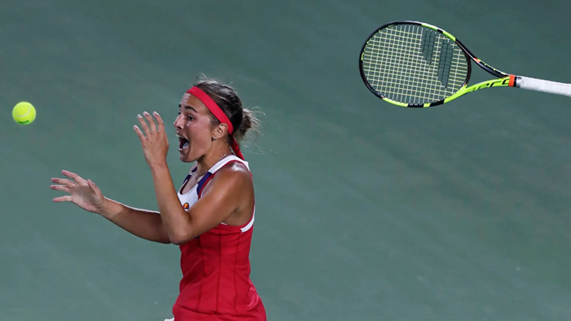 Monica Puigová - olympijská víťazka v dvojhre žien v Riu.
