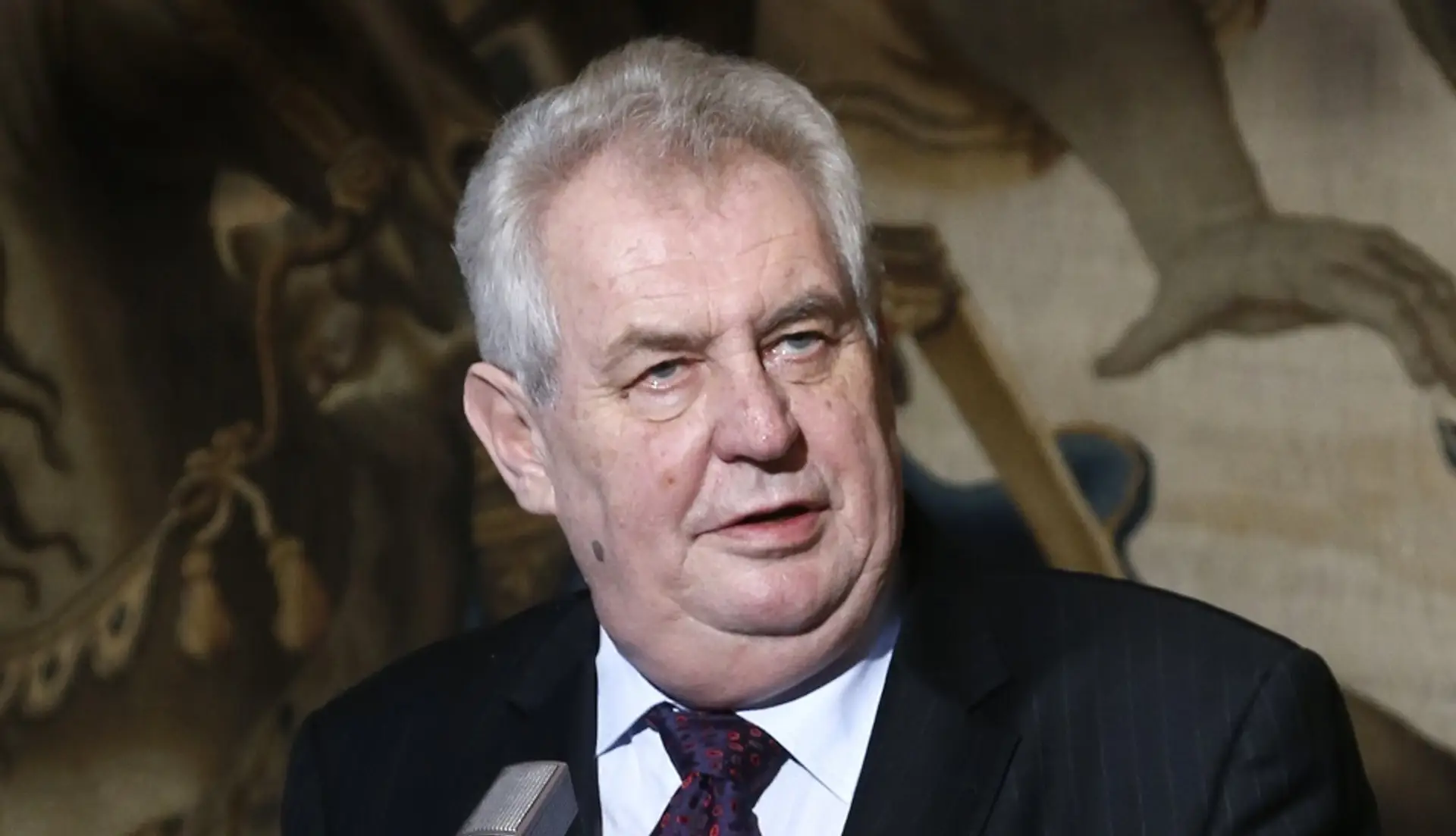 Český prezident Miloš Zeman.