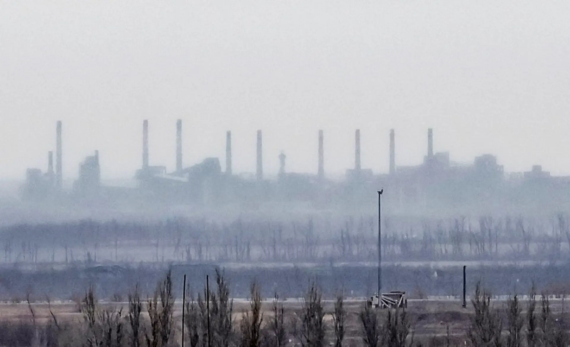 Koksáreň v Avdijivke na snímke z 8. februára 2024.