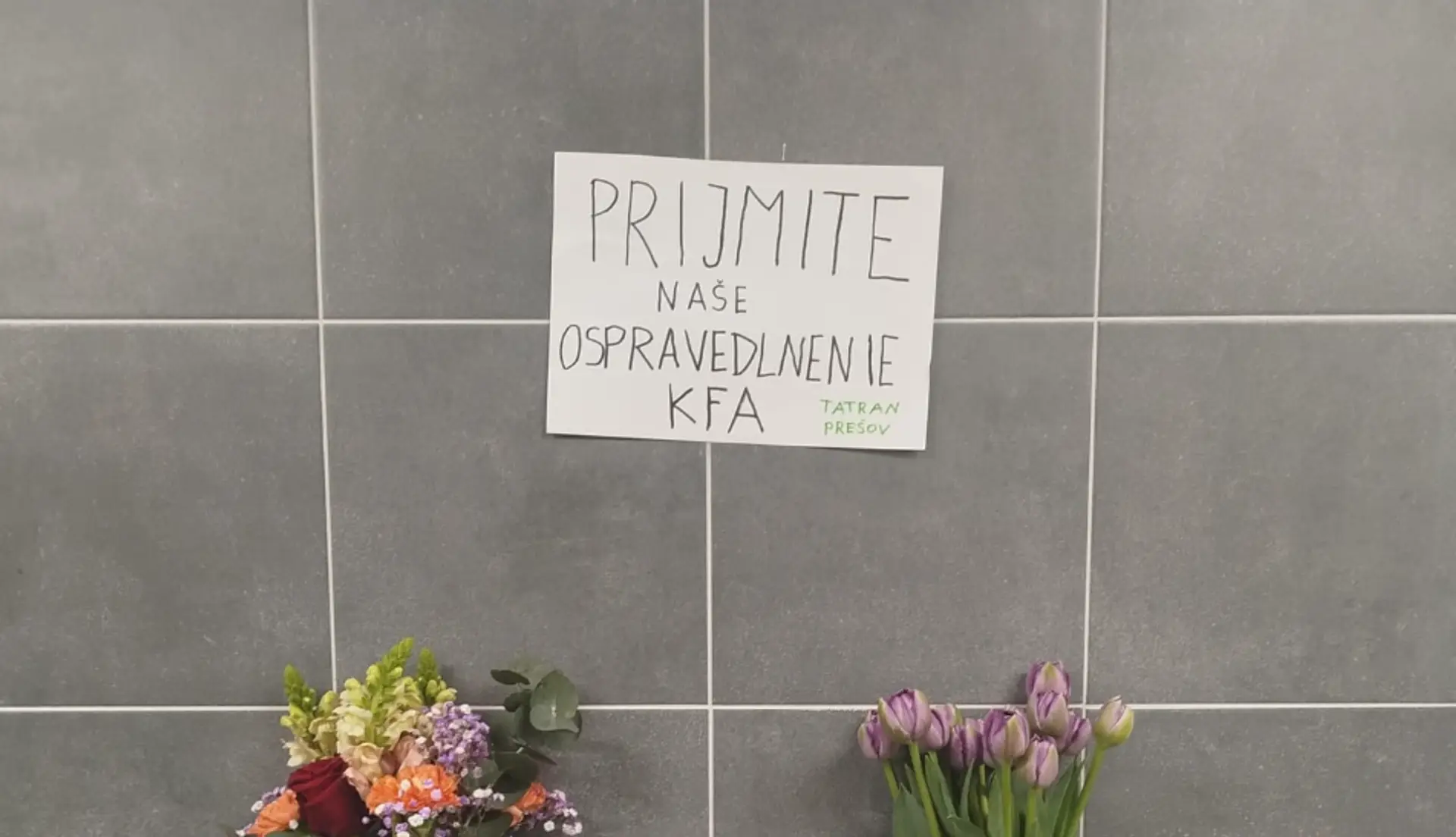 Ospravedlnenie. 