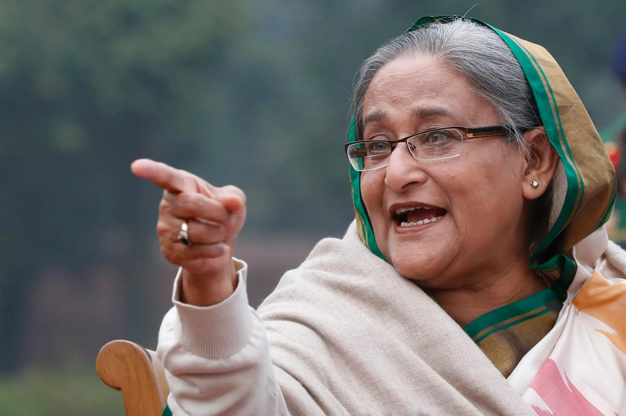 Bangladéšska premiérka Hasína Vadžídová .