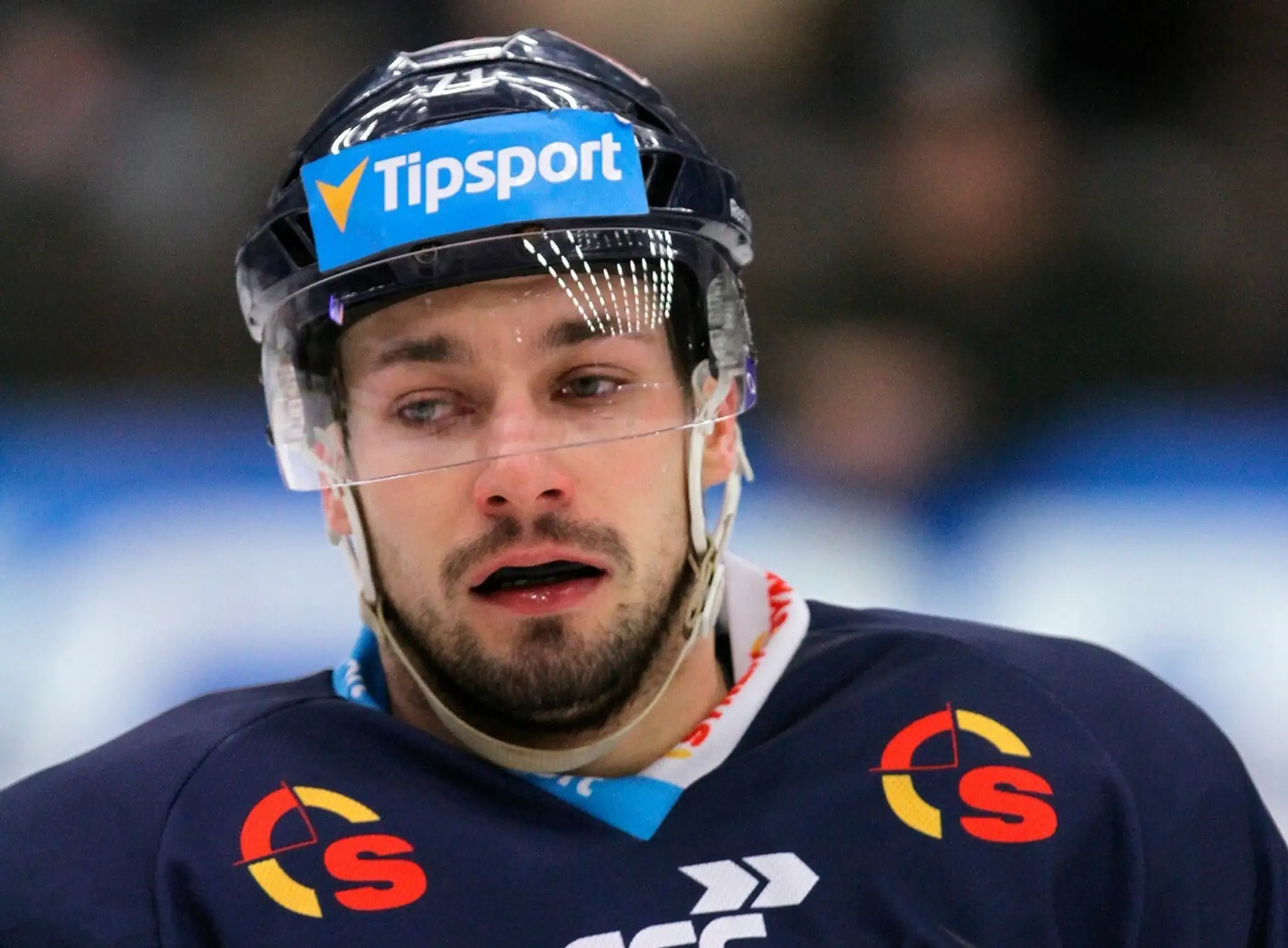 Jakub Valský v drese Bíli Tigři Liberec.