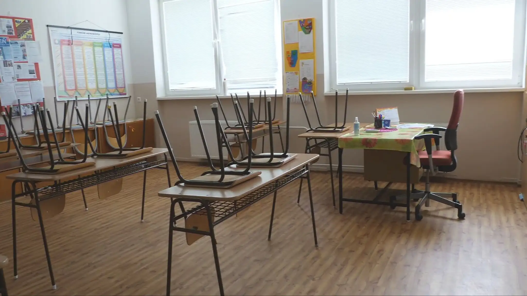 skola, trieda stolicky