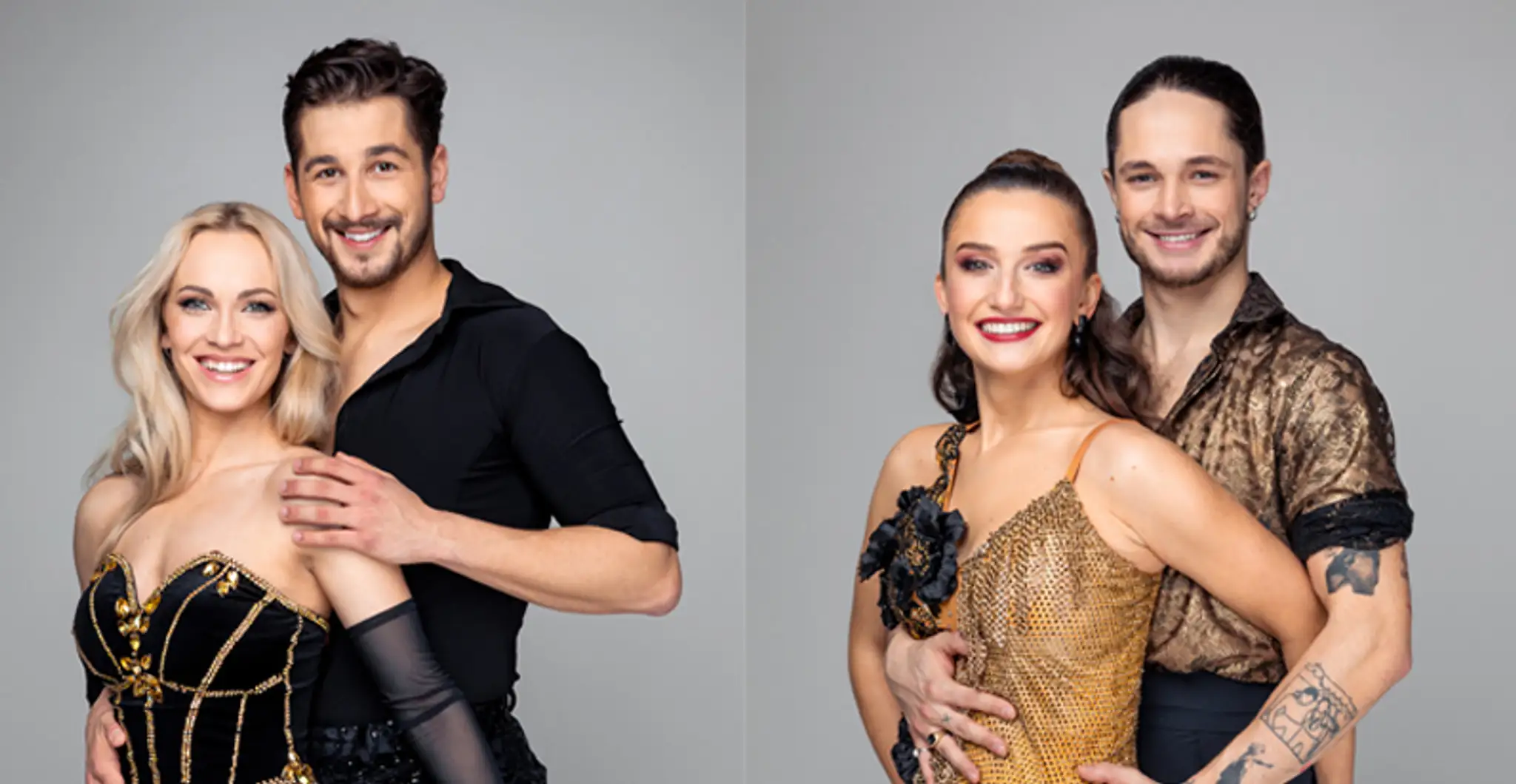 Petra Dubayová a Jakub Jablonský s tanečnými partnermi v Let´s Dance
