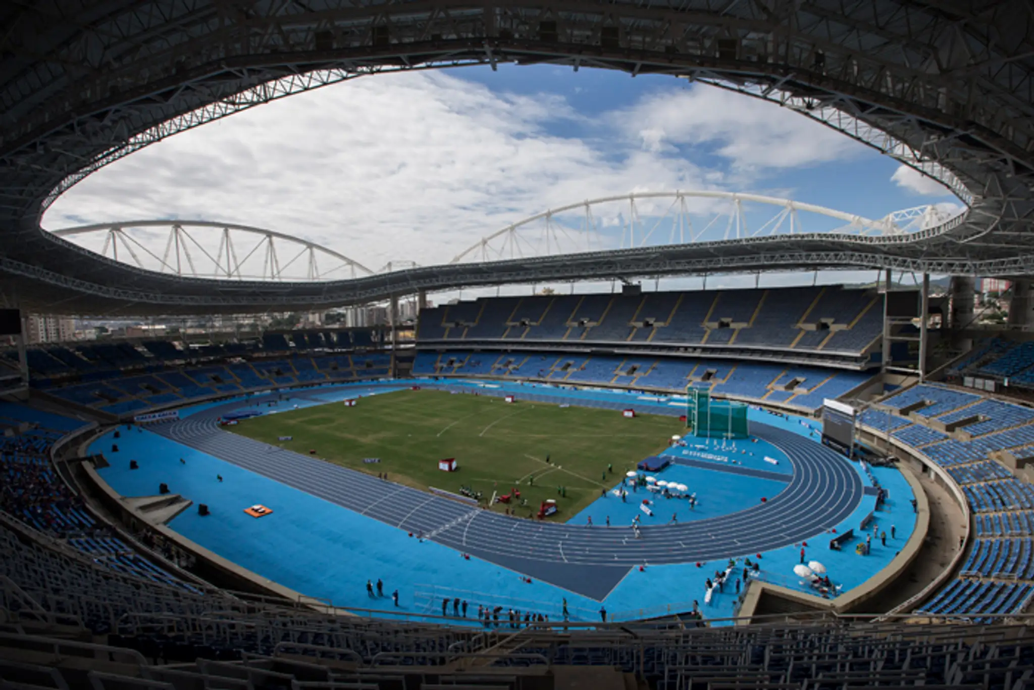 Atletický olympijský štadión v Rio de Janeiro.