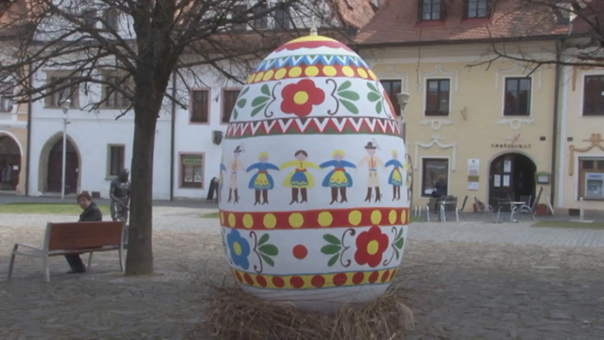 Nádherná kraslica na námestí v Bardejove.