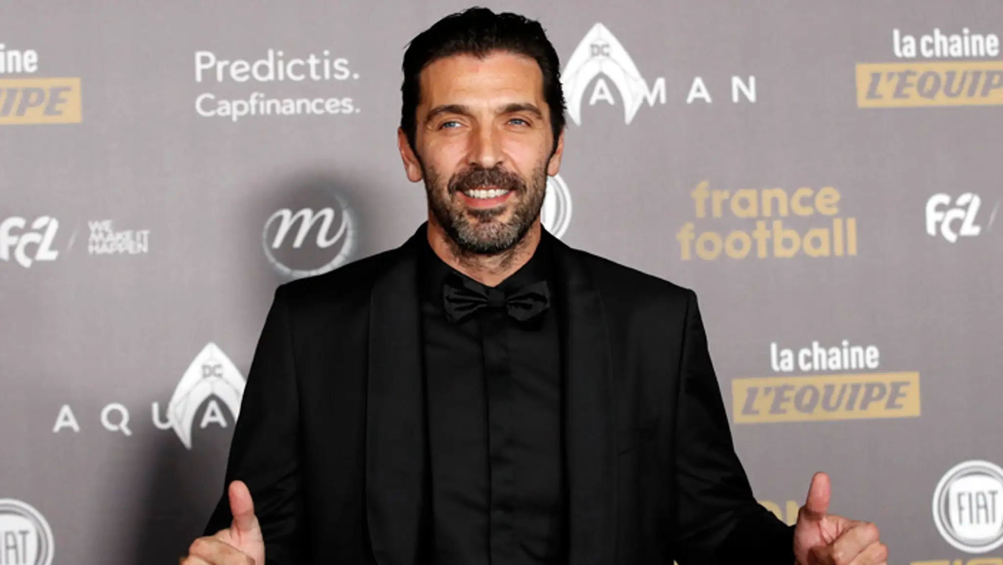 Taliansky futbalový brankár a hráč FC Paris Saint-Germain Gianluigi Buffon.