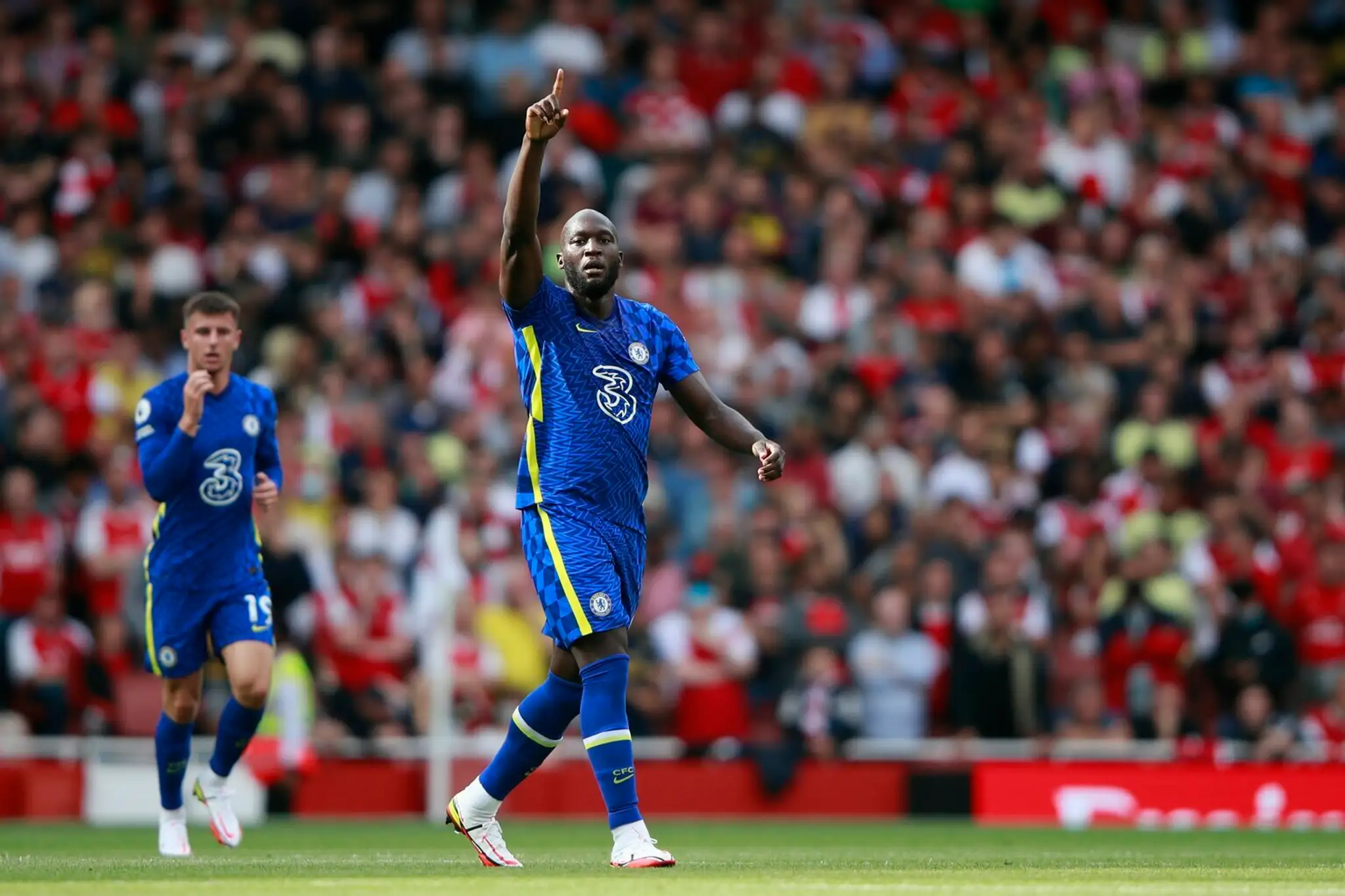Romelu Lukaku v drese Chelsea.