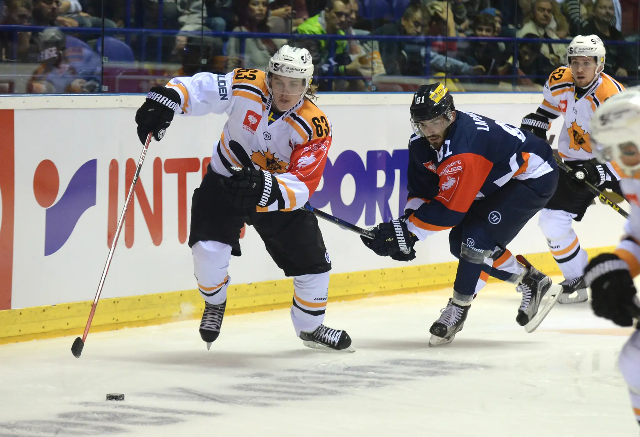 Hokej LM play off 1 Košice Skelleftea KEX.