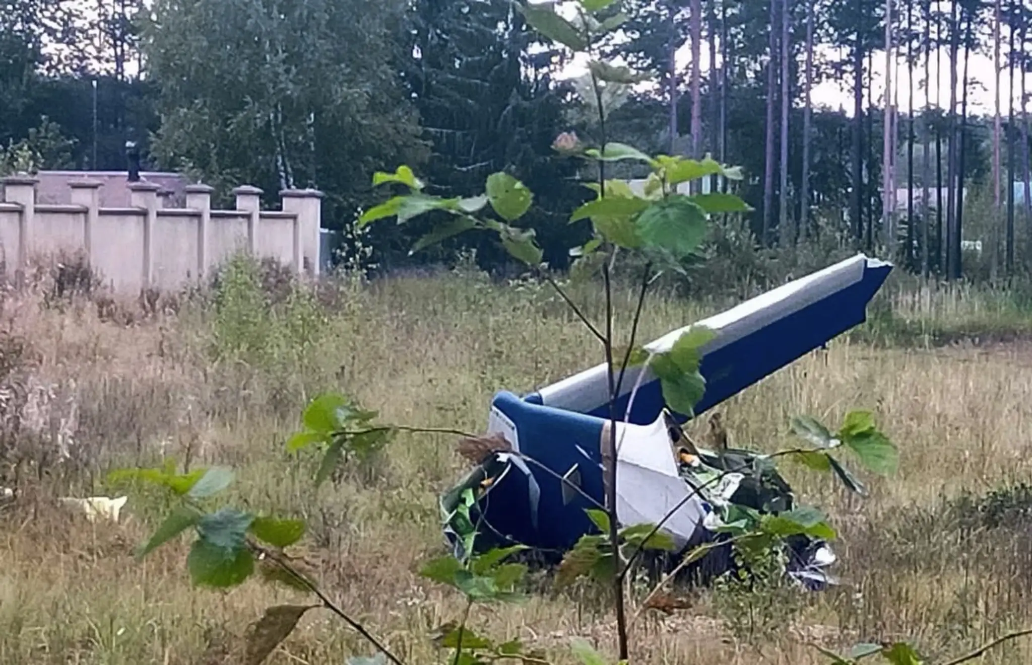 Trosky lietadla, v ktorom zahynul Prigožin.