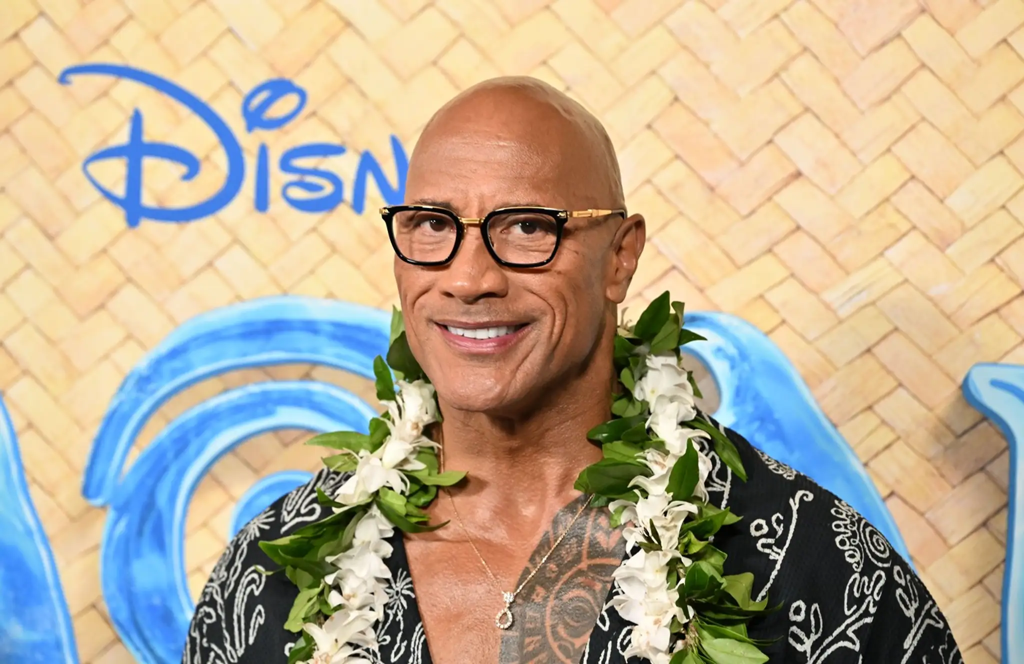 Johnson na premiére filmu