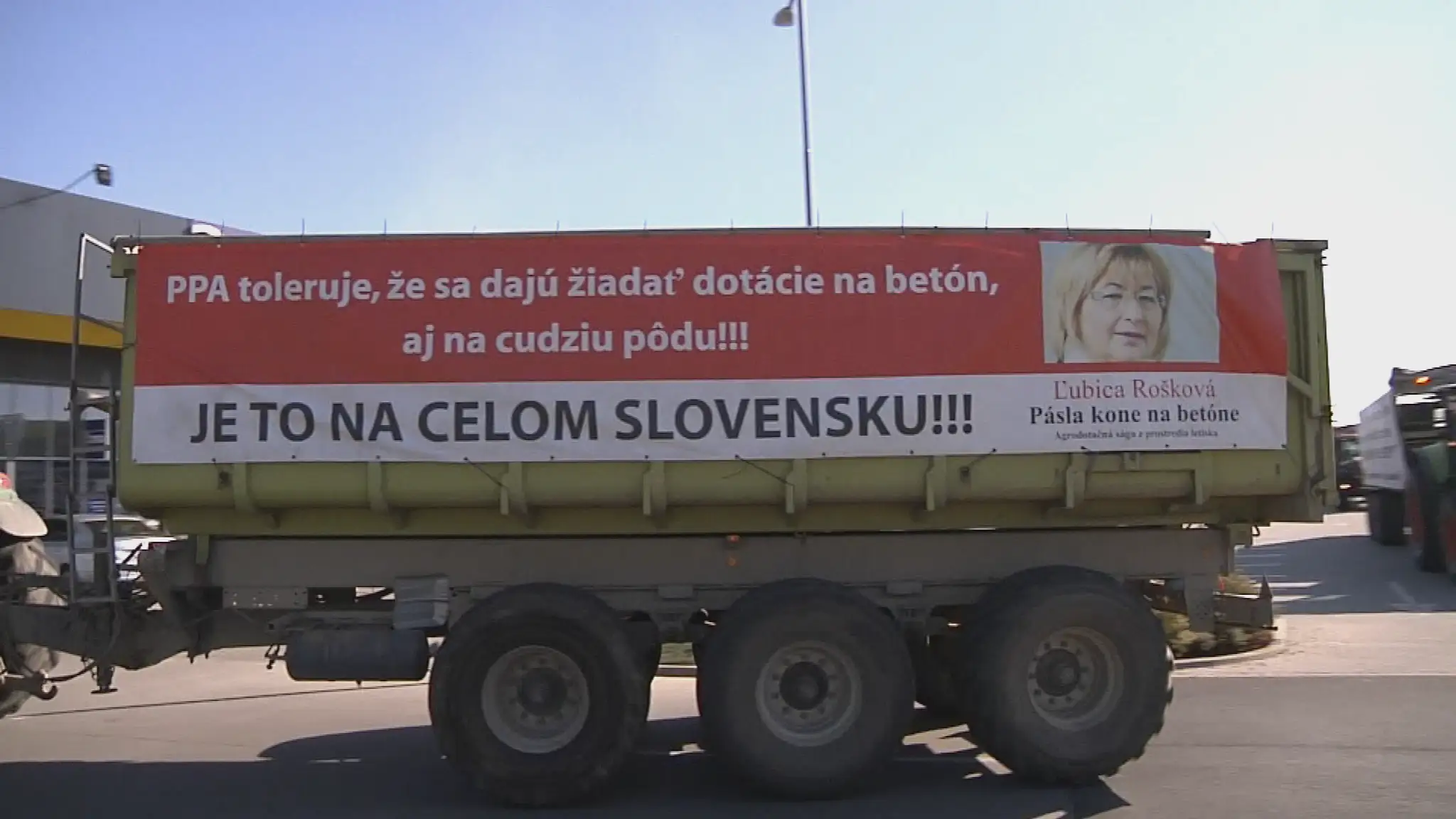 Protest farmárov na východe Slovenska