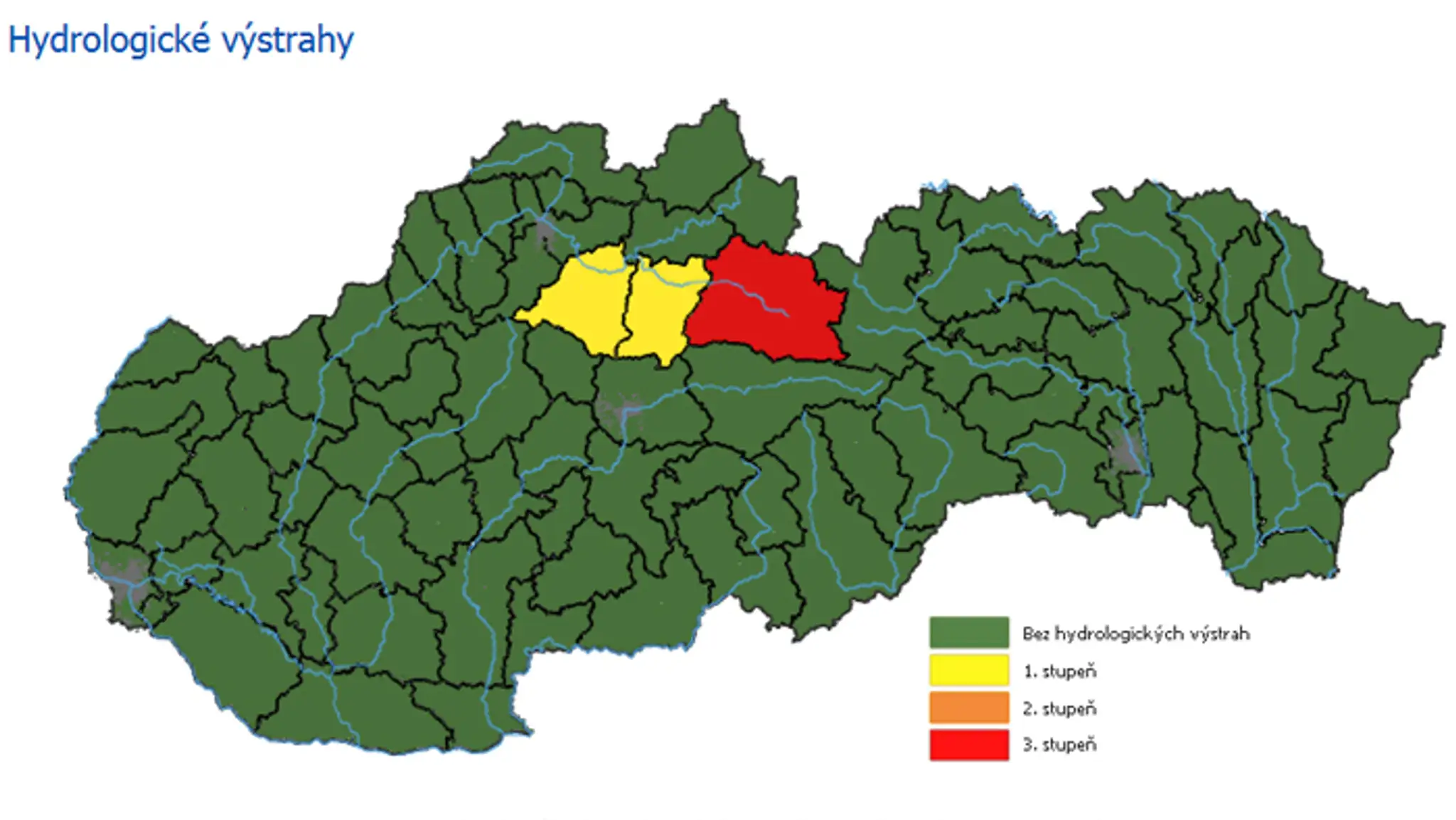 Na Čiernom Váhu v okrese Liptovský Mikuláš hrozí dnes ľadová povodeň.