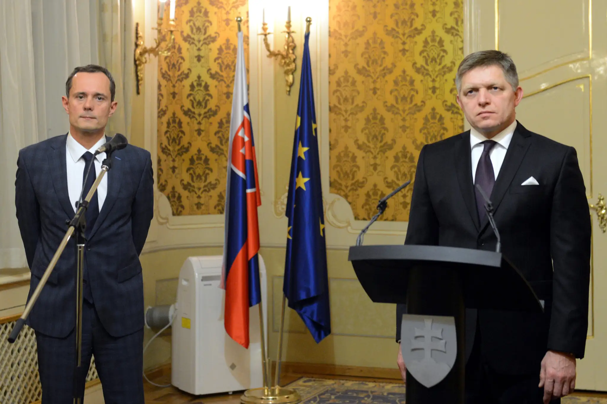 Radoslav Procházka a Robert Fico.