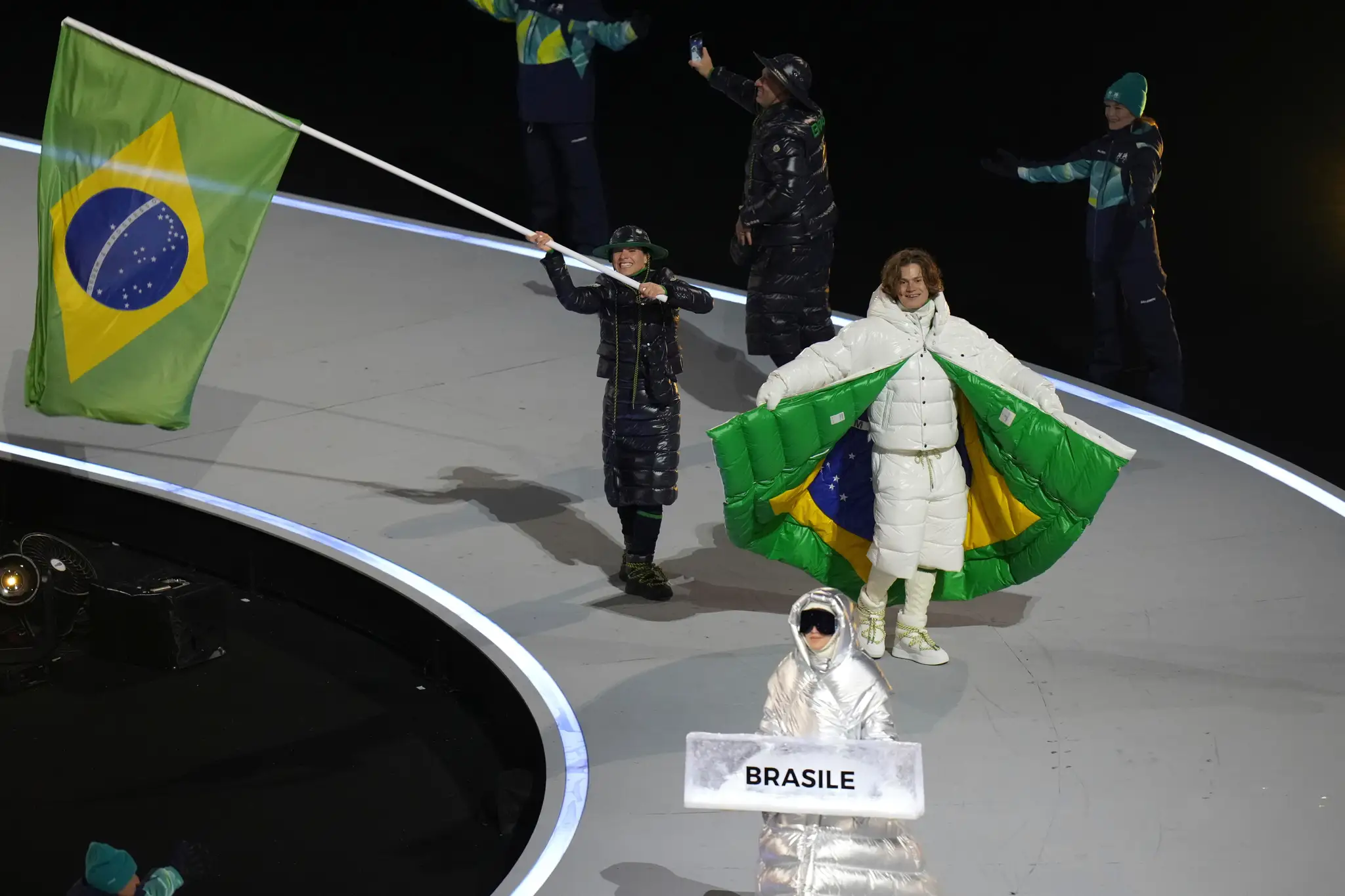 Na snímke brazílsky alpský lyžiar Lucas Pinheiro Braathen.