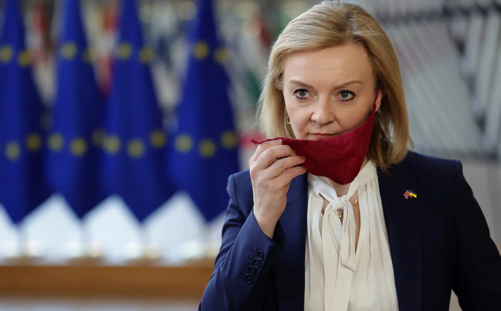 Britská ministerka zahraničných vecí Liu Trussová.