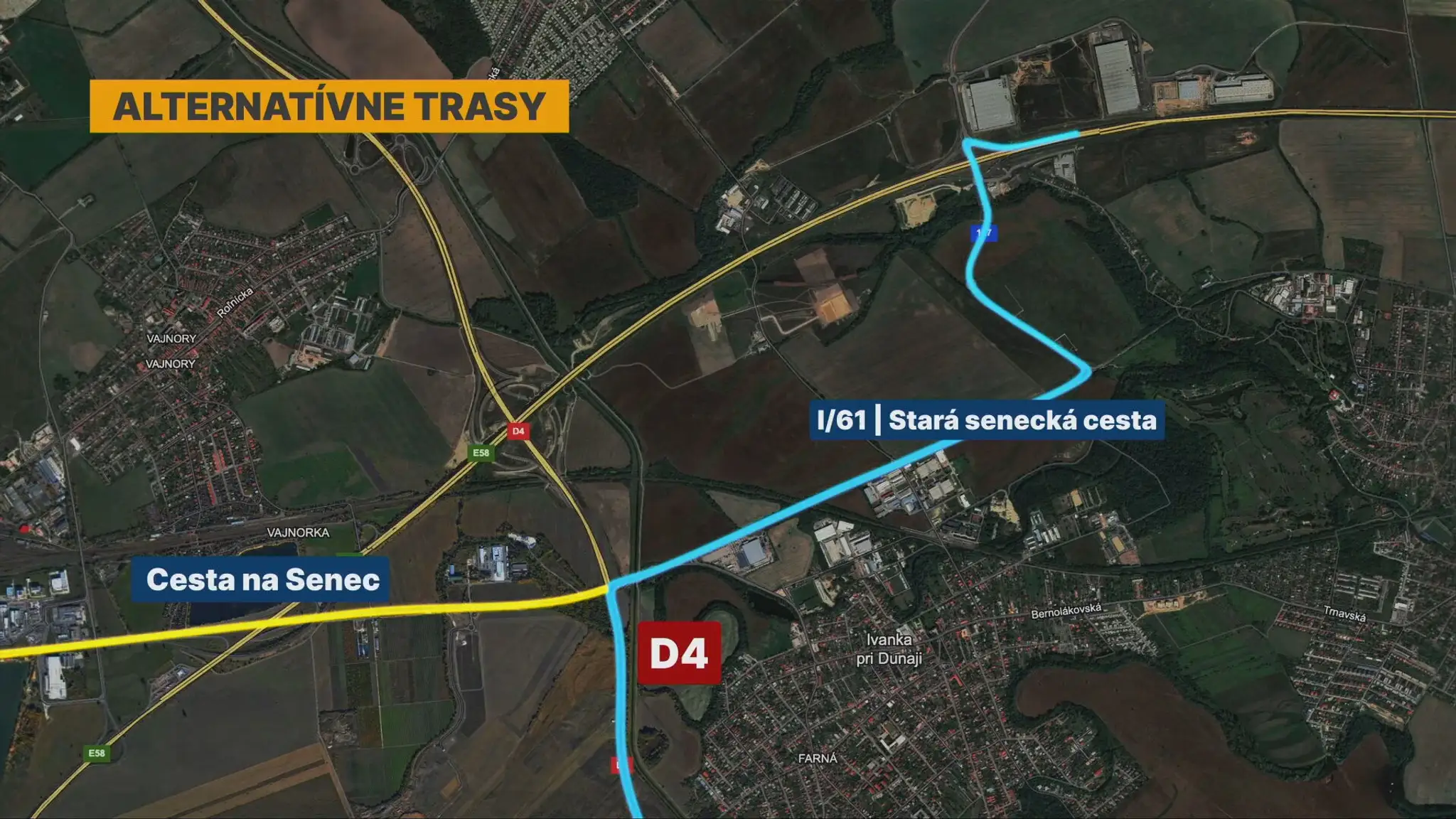 Alternatívne trasy