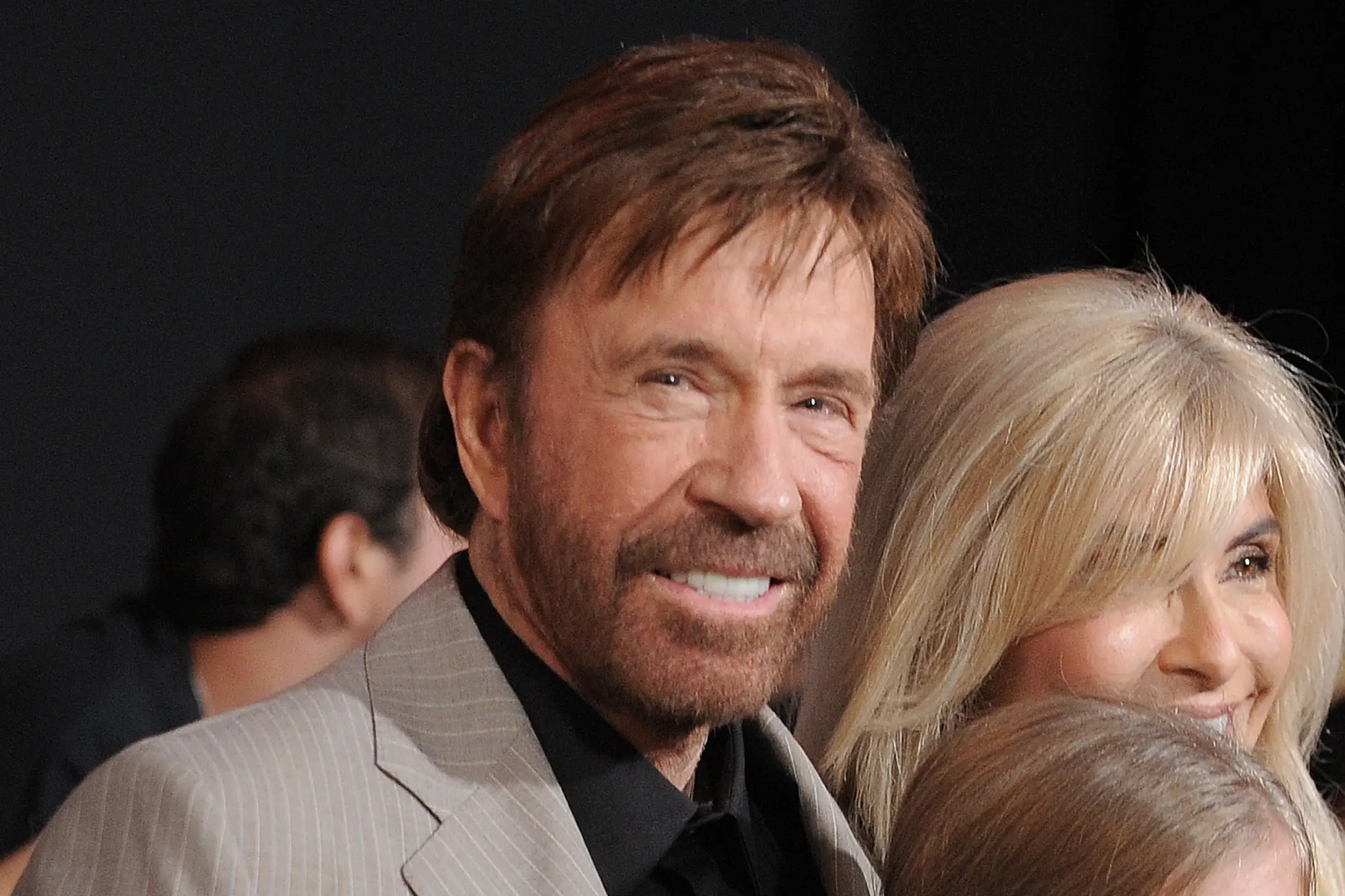 Chuck Norris na premiére filmu The Expendables 2 v auguste 2012
