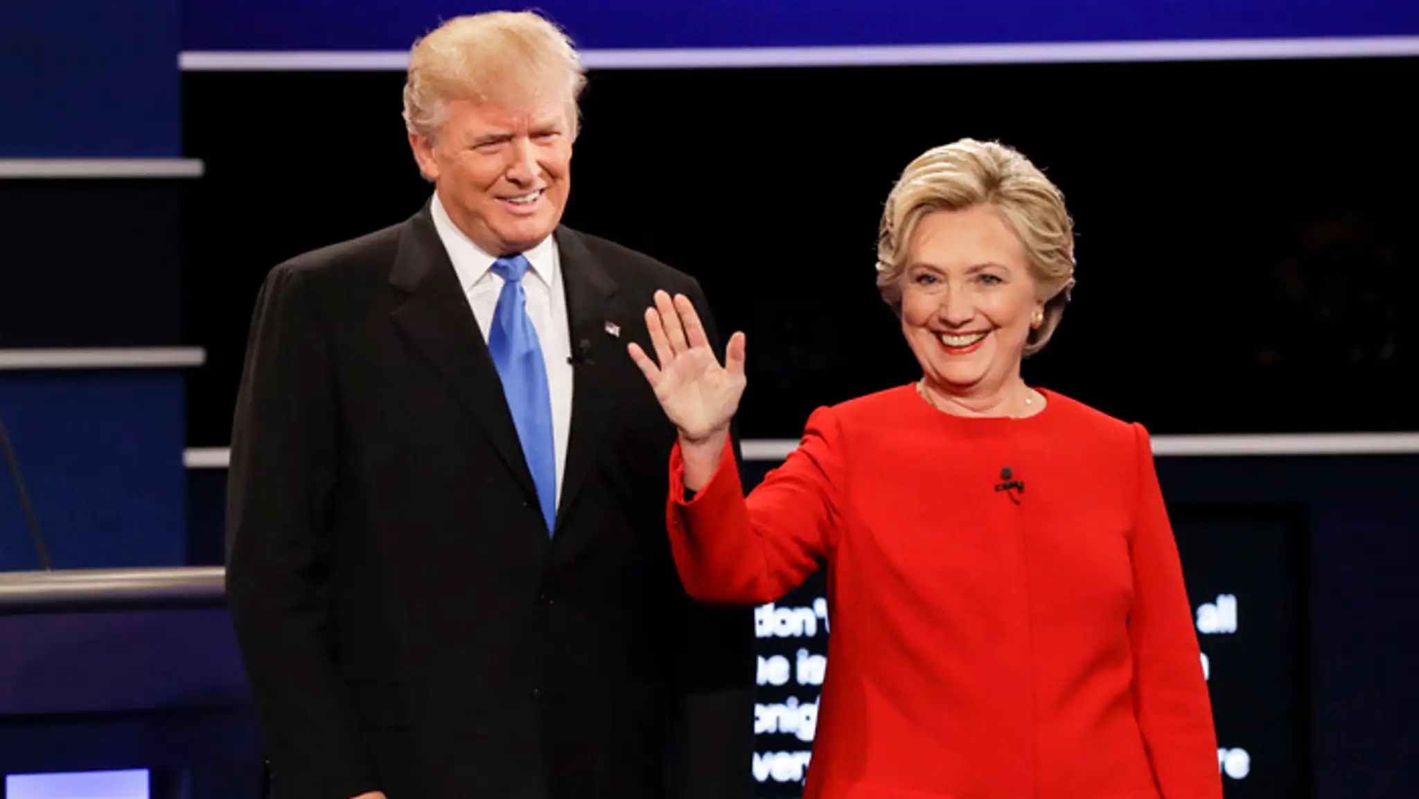 Donald Trump a Hillary Clintonová v prvom televíznom dueli.